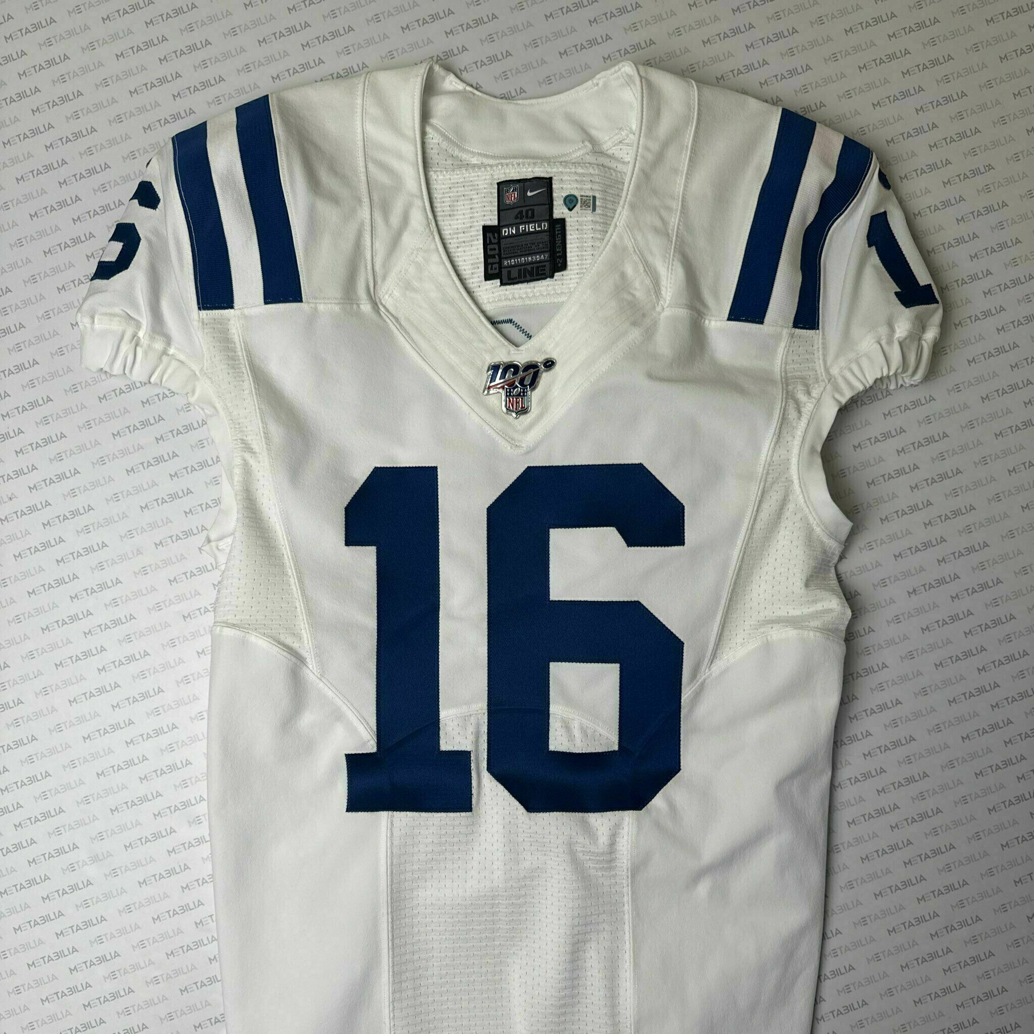 #16 Johnson Team-Issued White Jersey