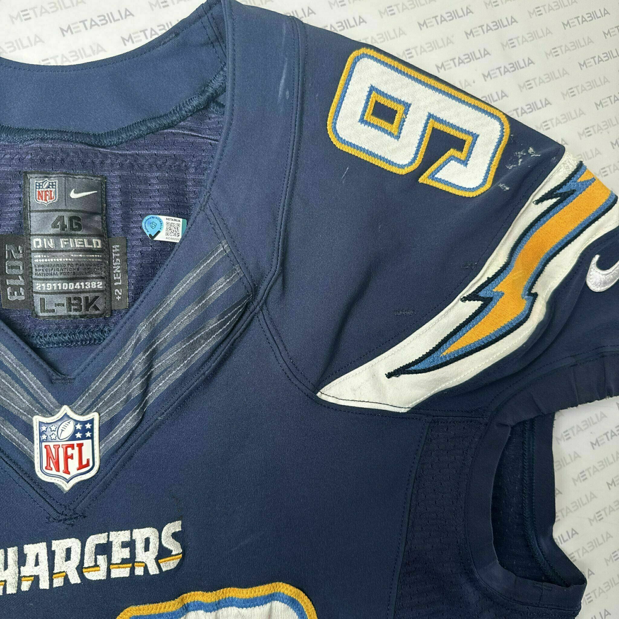 #96 Jarret Johnson Game-Worn Jersey