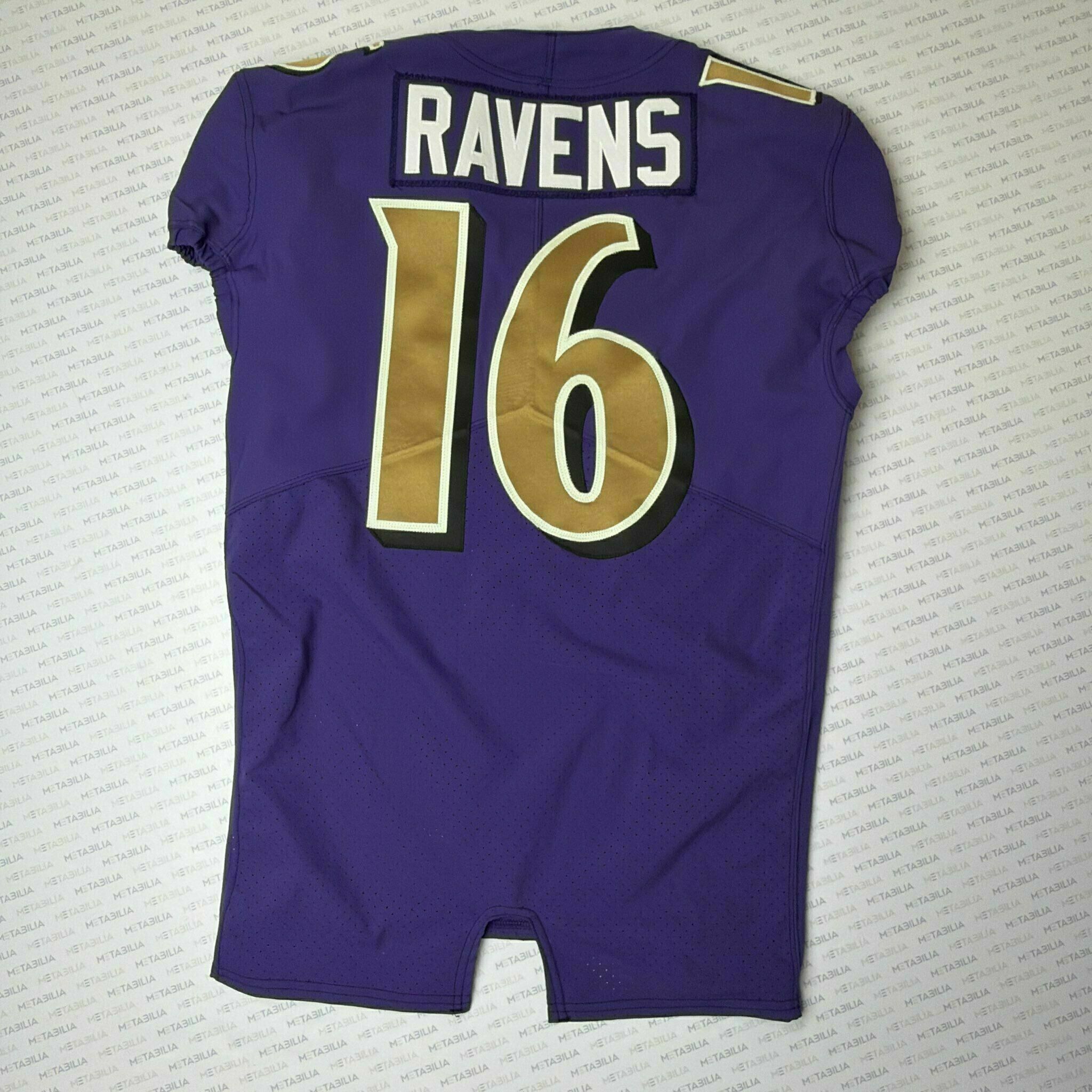 #16 Ravens Team-Issued Purple Jersey