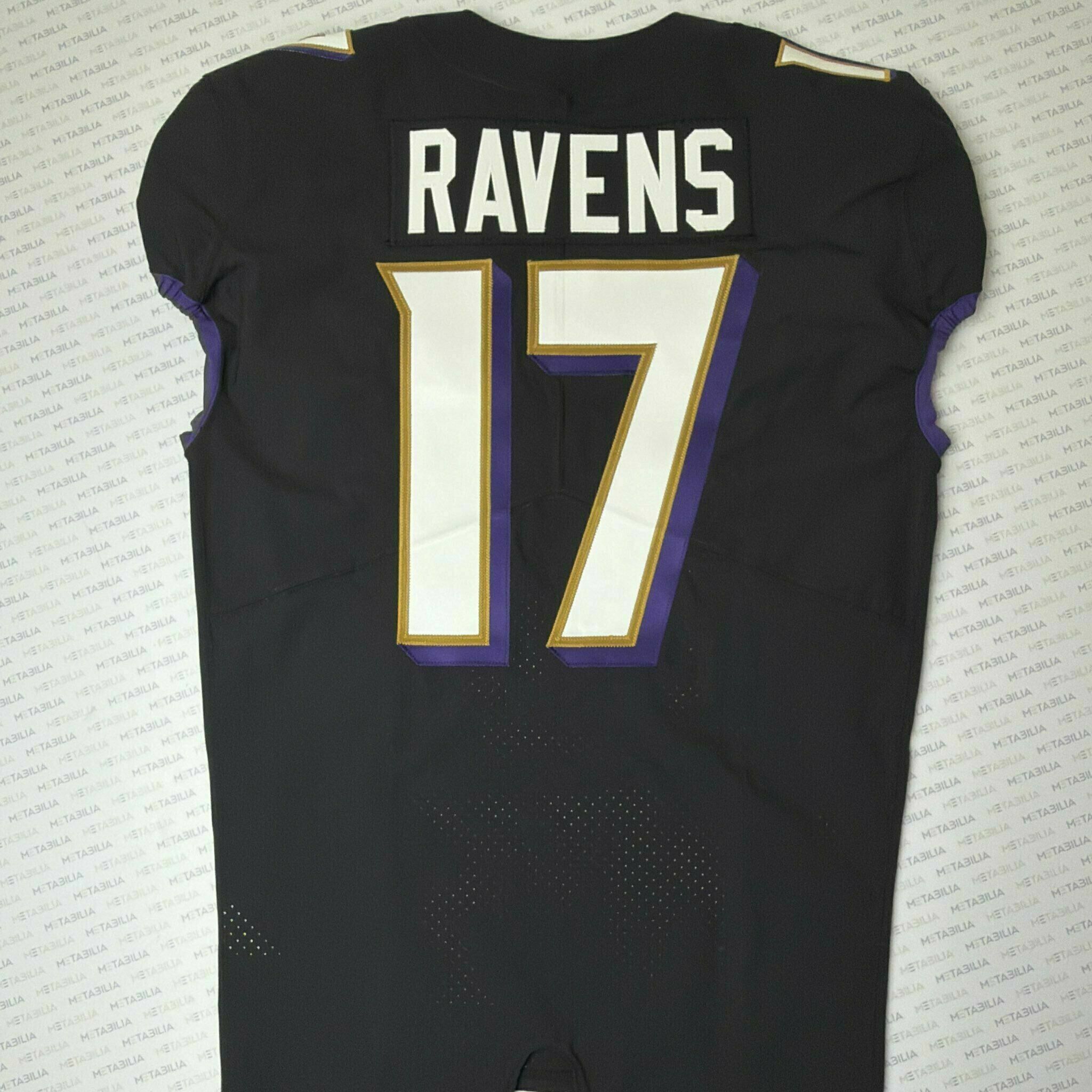 #17 Ravens Team-Issued Black Jersey