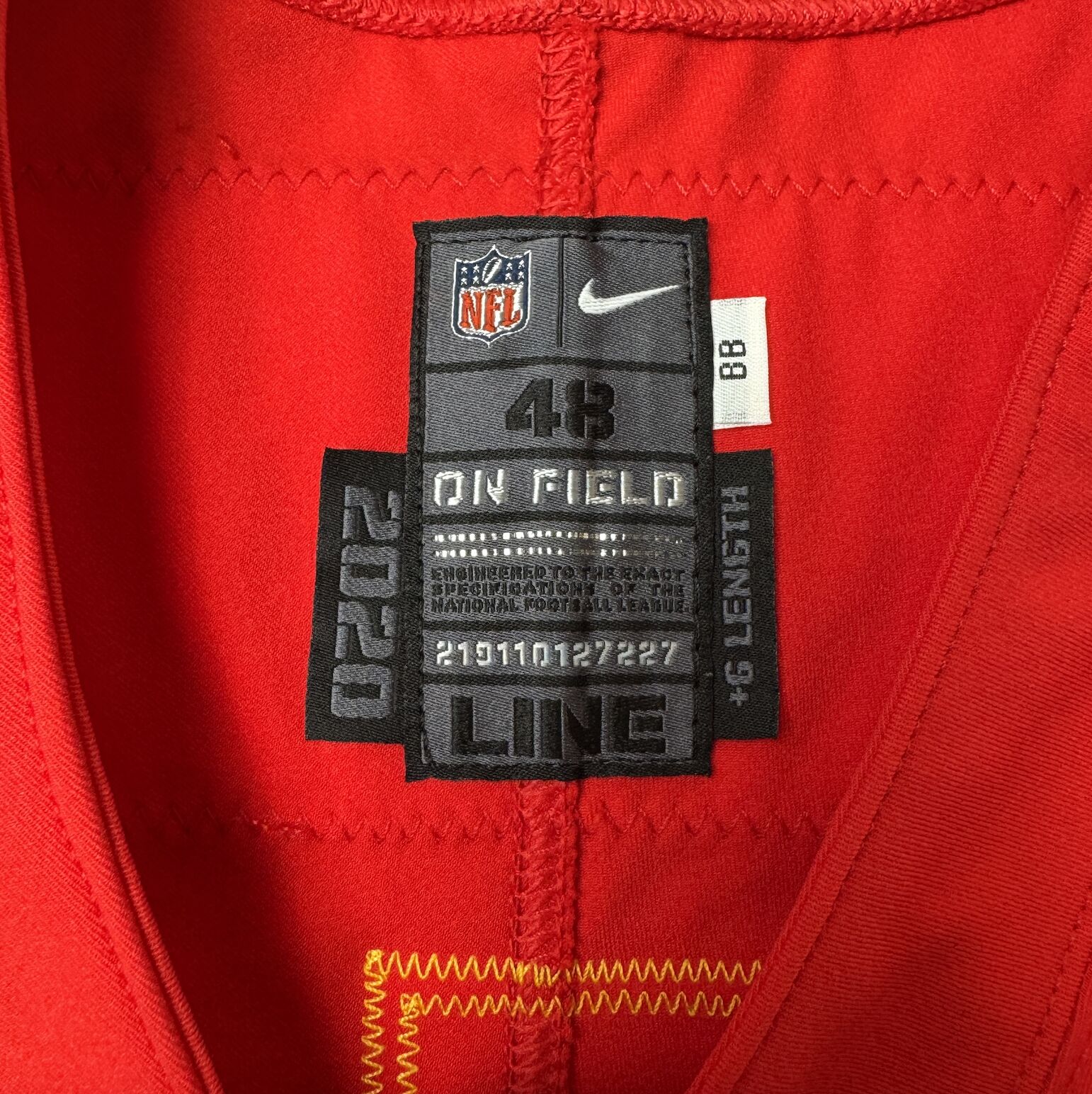 #71 Johnson Team-Issued Jersey