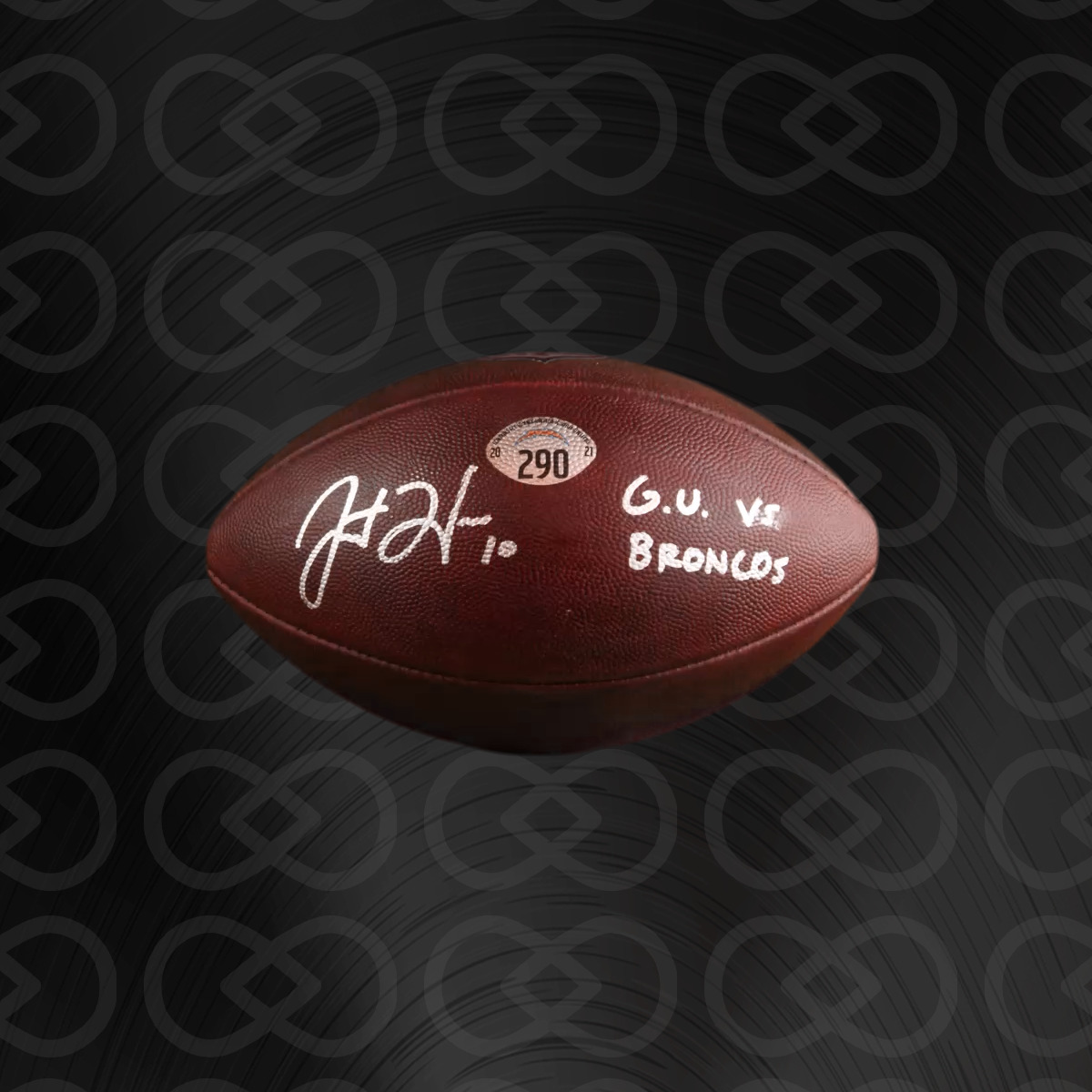 Herbert Signed & Inscribed Game Used Ball #290