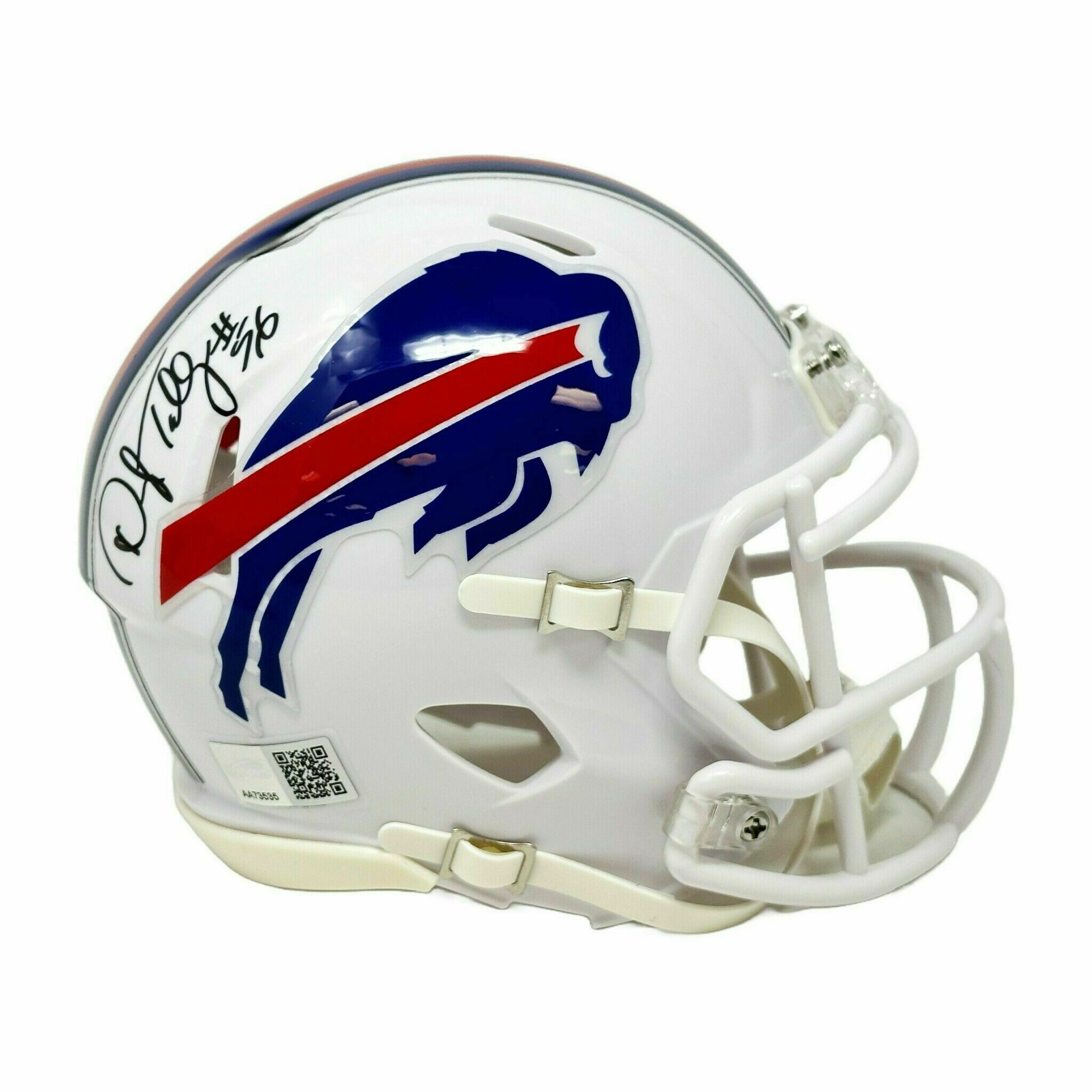 Darryl Talley Signed Buffalo Bills 2021 Speed Mini Helmet