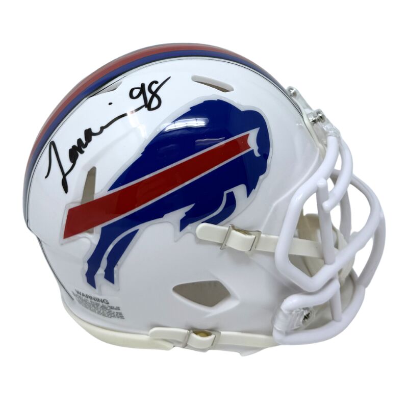 TJ Sanders Signed Buffalo Bills 2021 Speed Mini Helmet