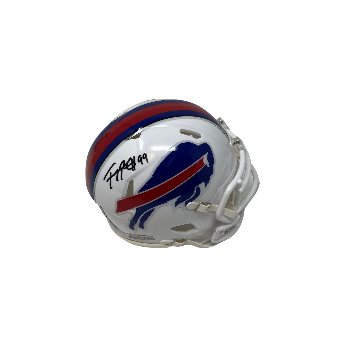 TJ Parker Signed Buffalo Bills 2021 Speed Mini Helmet