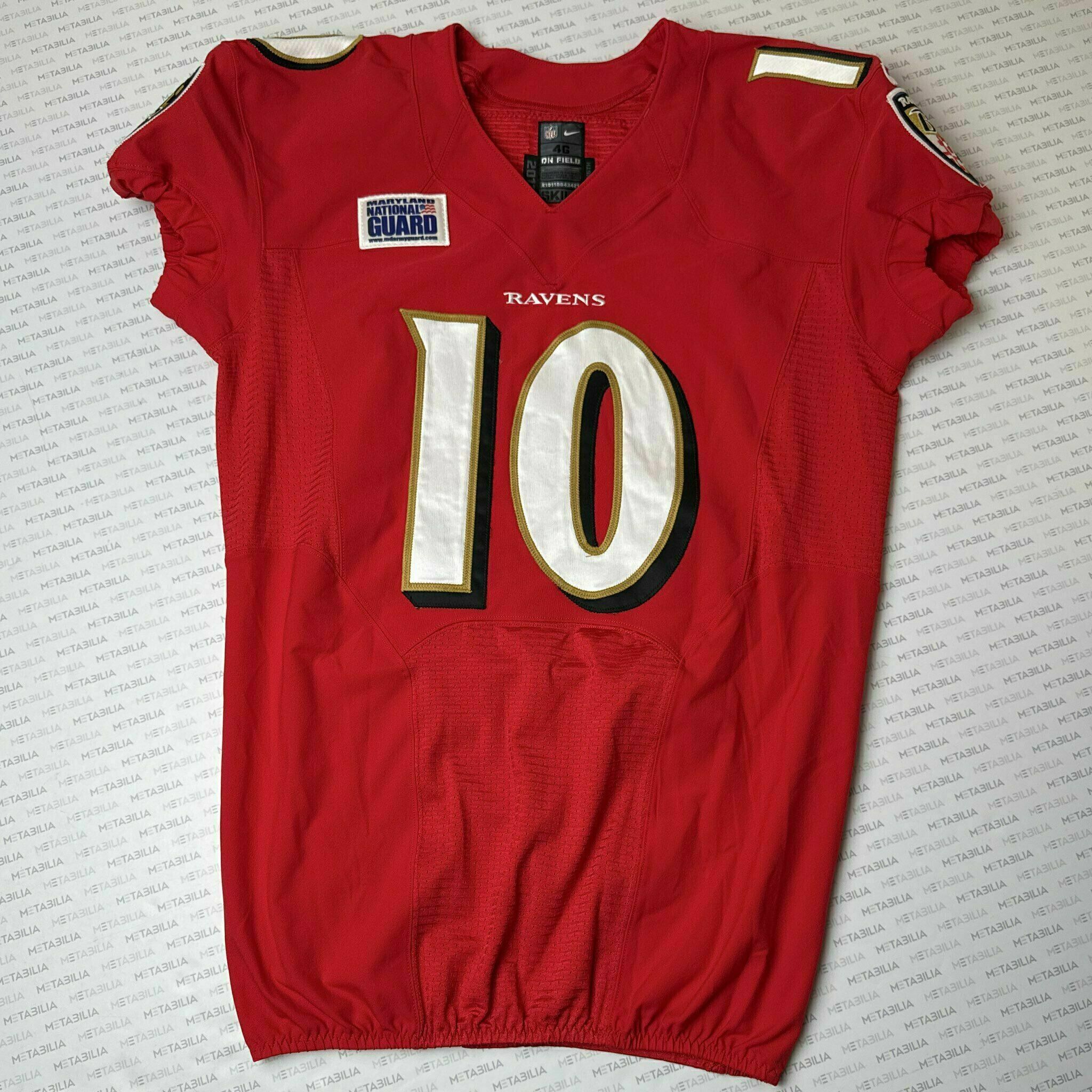 #10 Dayne Crist Team-Issued Red Jersey