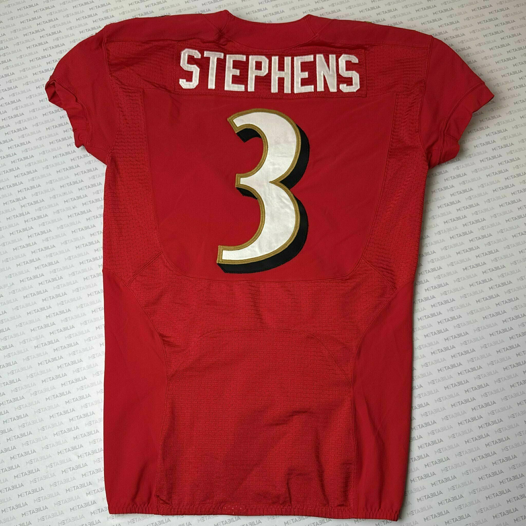#3 Nick Stephens Team-Issued Red Jersey