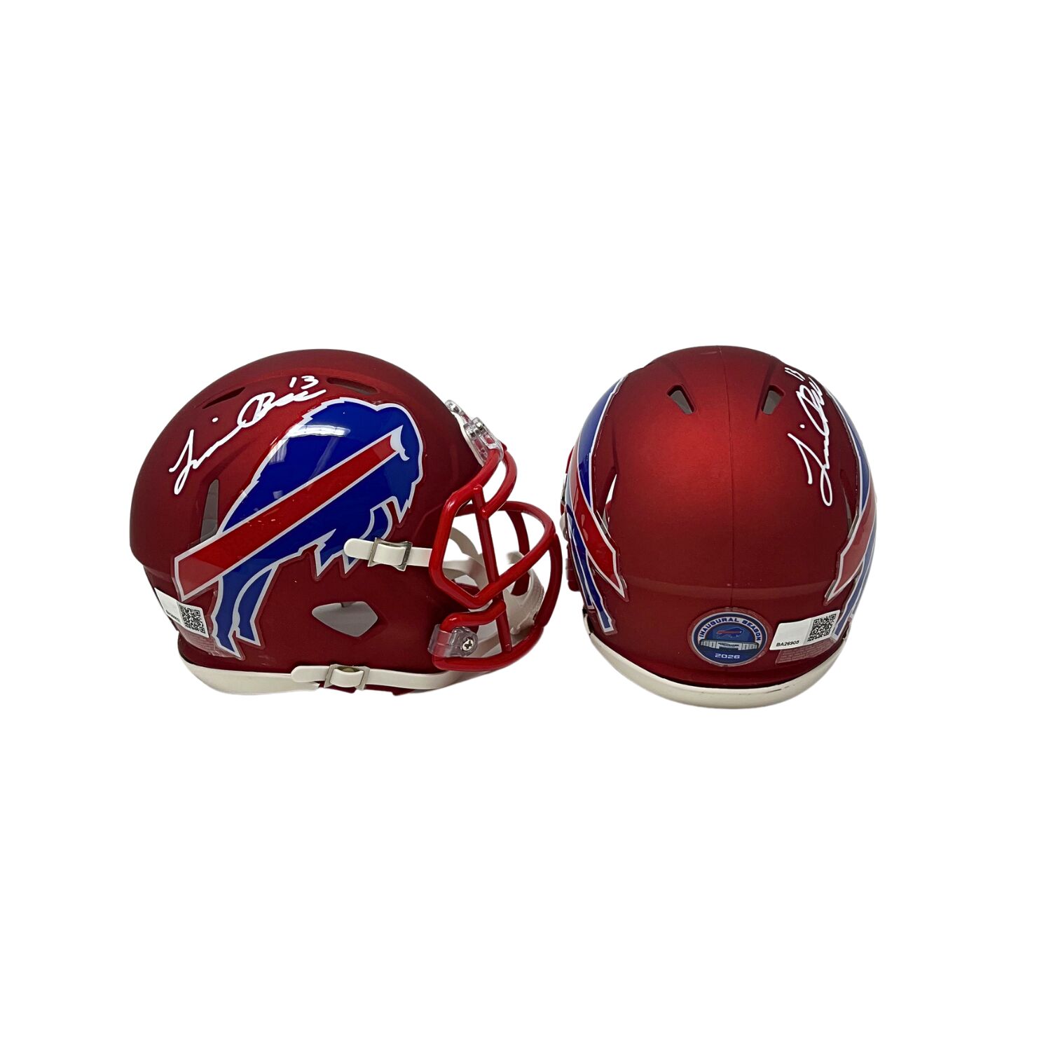 Skyler Bell Signed TSE Exclusive Riddell Inaugural Buffalo Bills Red Speed Mini Helmet
