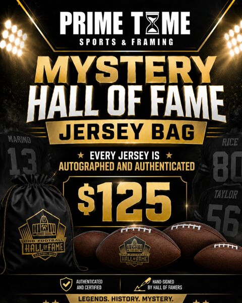 Hall of Fame Signed Jersey Mystery Bag