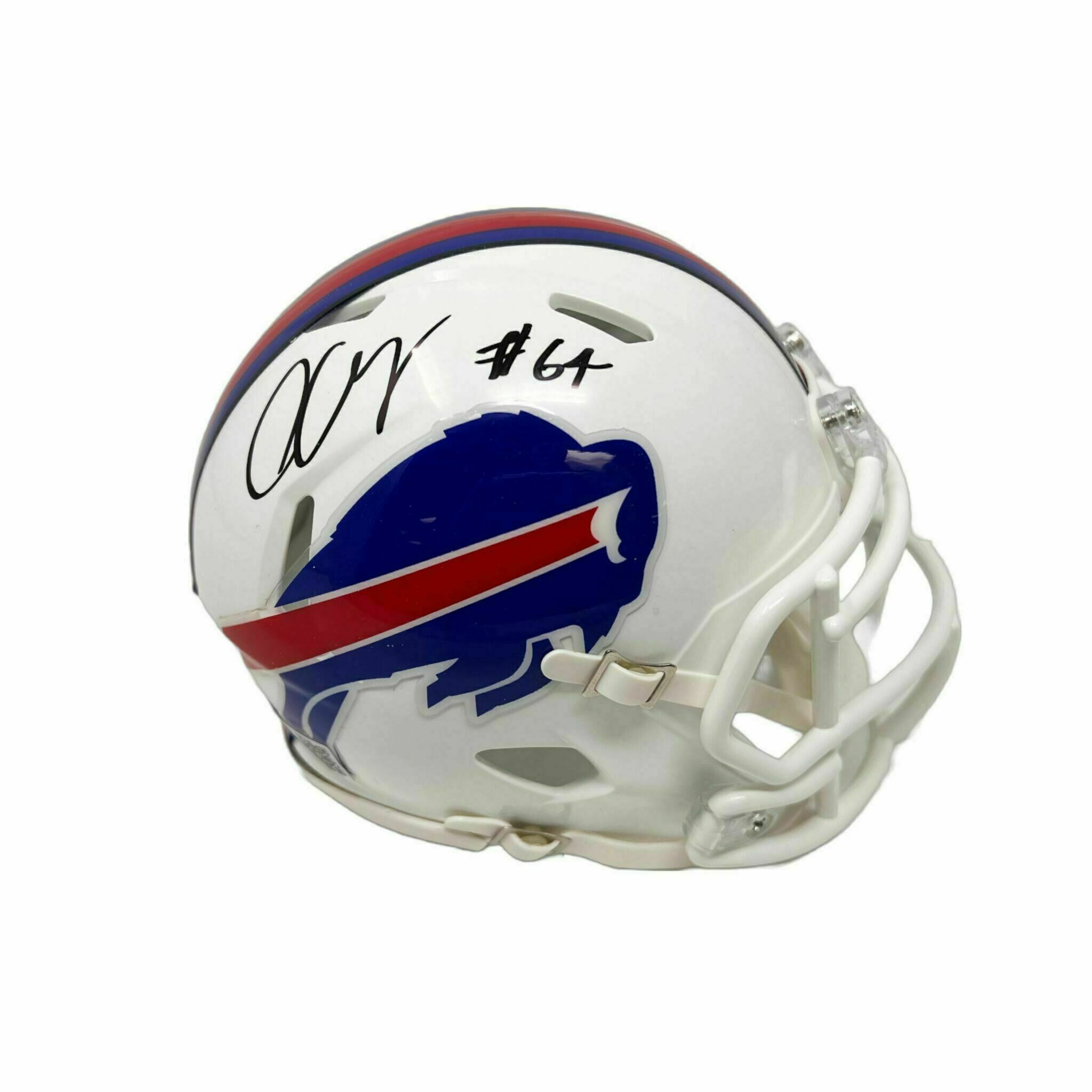 O'Cyrus Torrence Signed Buffalo Bills 2021 Speed Mini Helmet