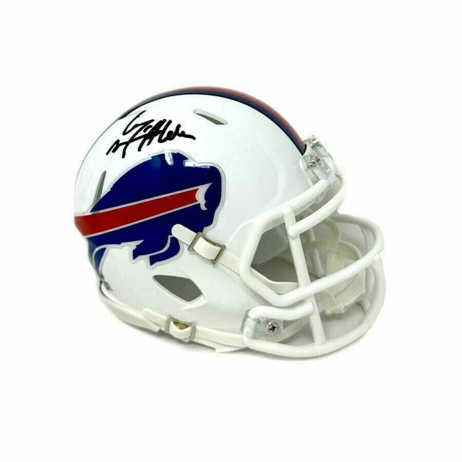 Connor McGovern Signed Buffalo Bills 2021 Speed Mini Helmet