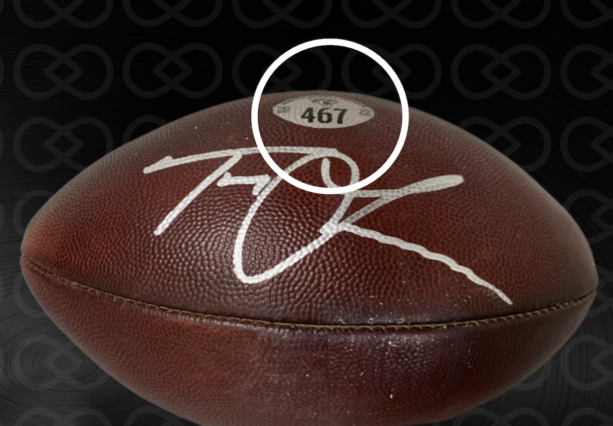 Lawrence Signed Game-Used Ball #467 vs Commanders