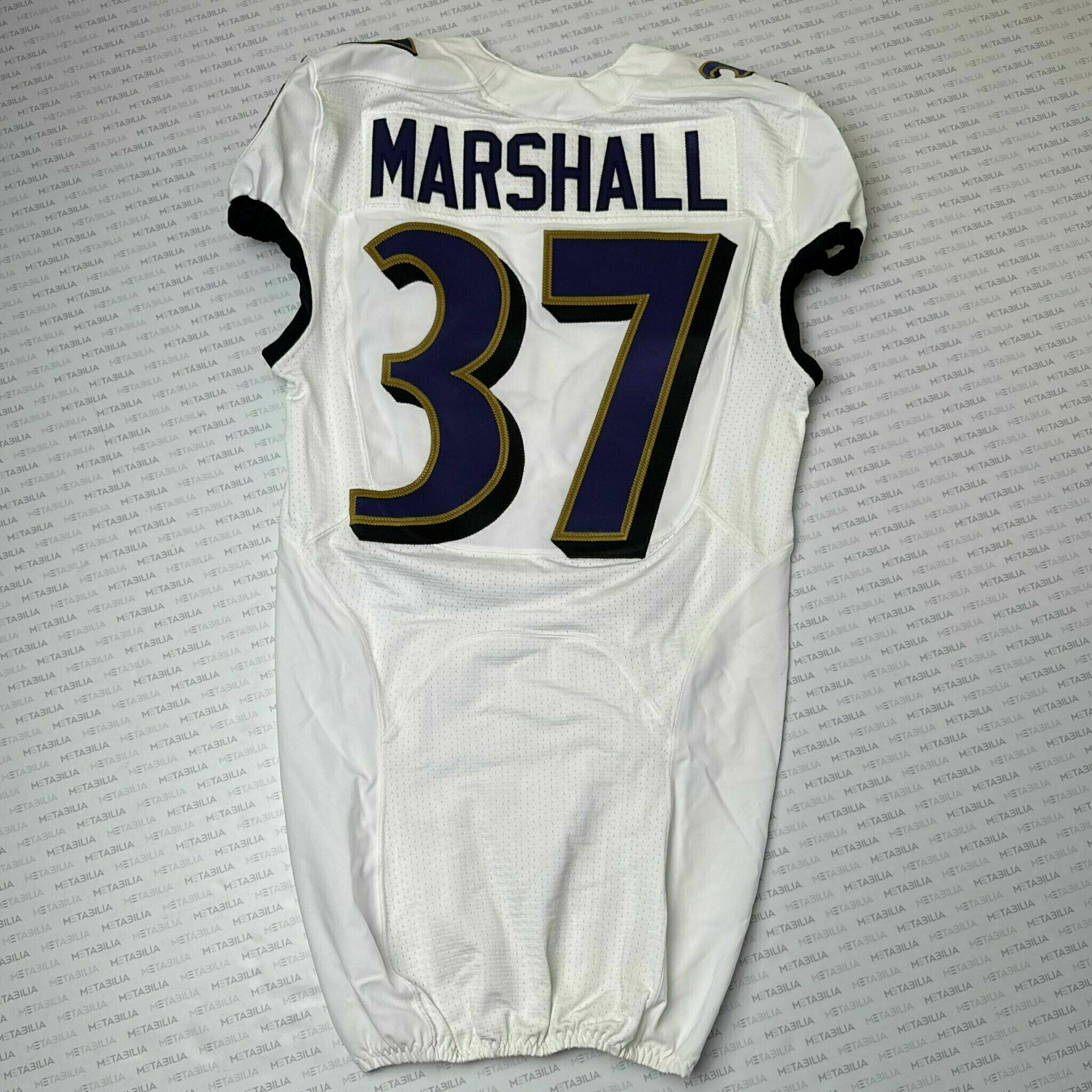 #37 Iman Marshall Team-Issued White Jersey