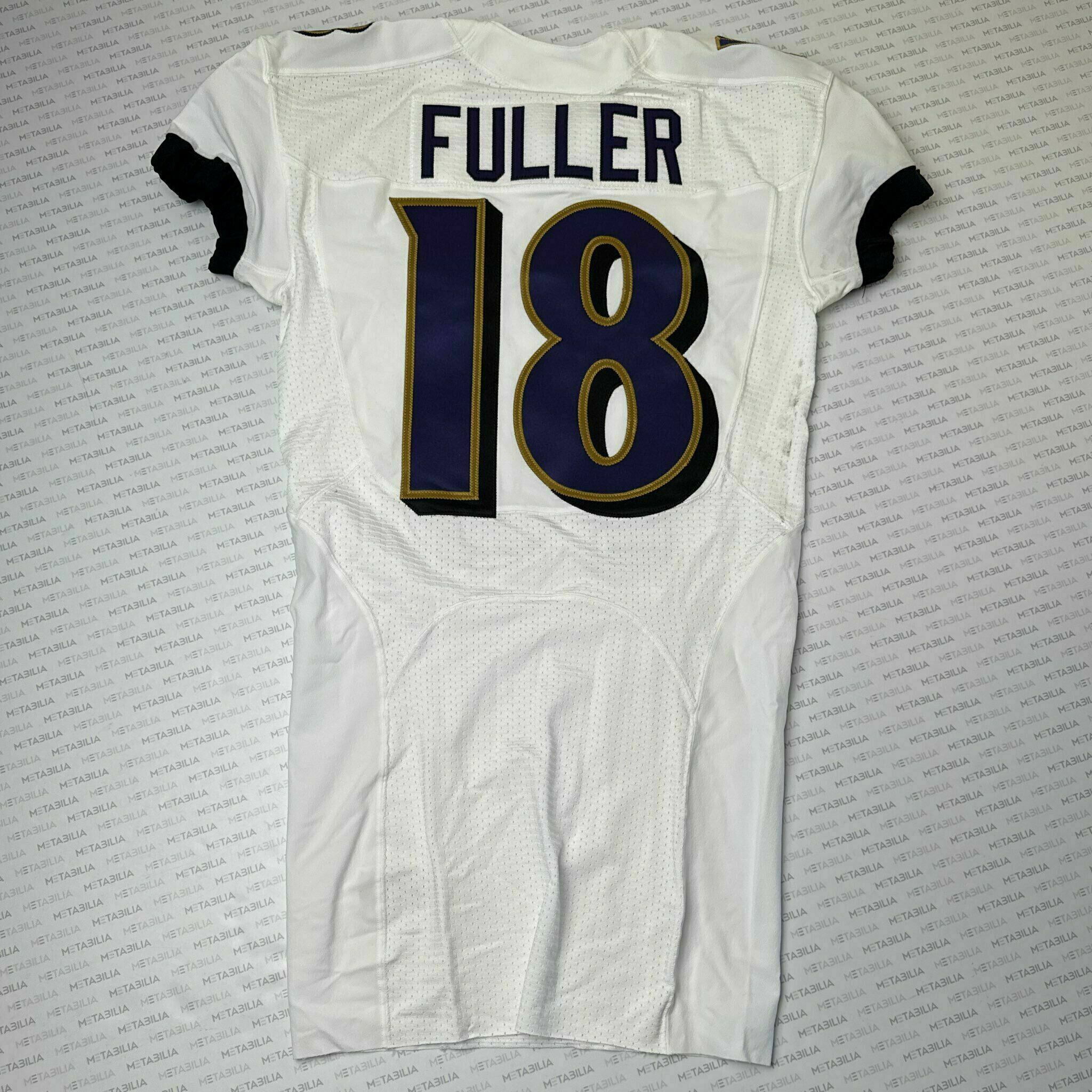#18 Kyle Fuller Team-Issued White Jersey