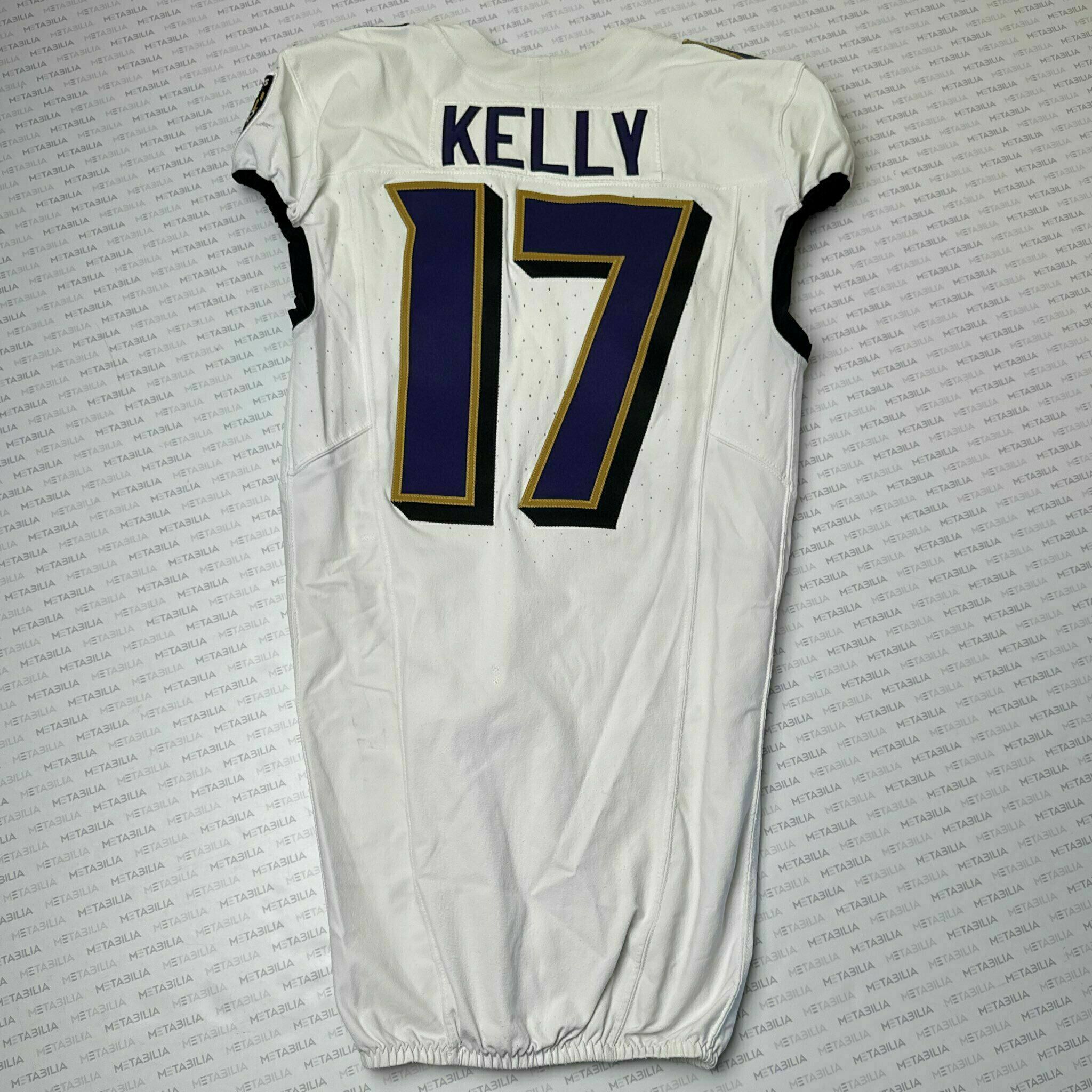 #17 Kyu Blu Kelly Team-Issued White Jersey