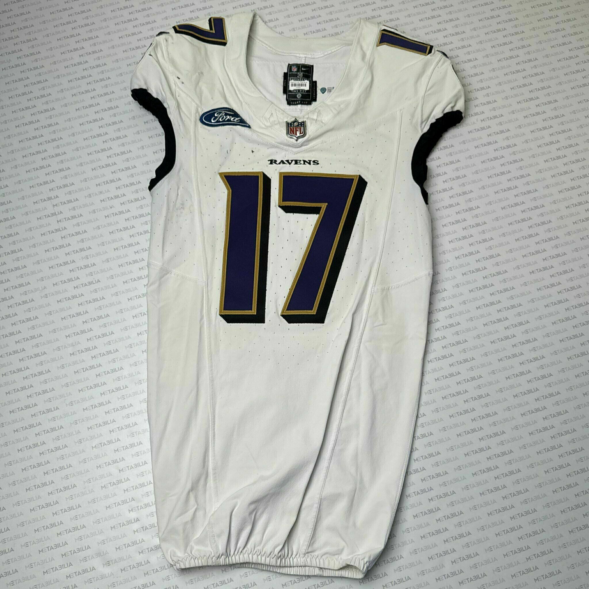 #17 Kyu Blu Kelly Team-Issued White Jersey