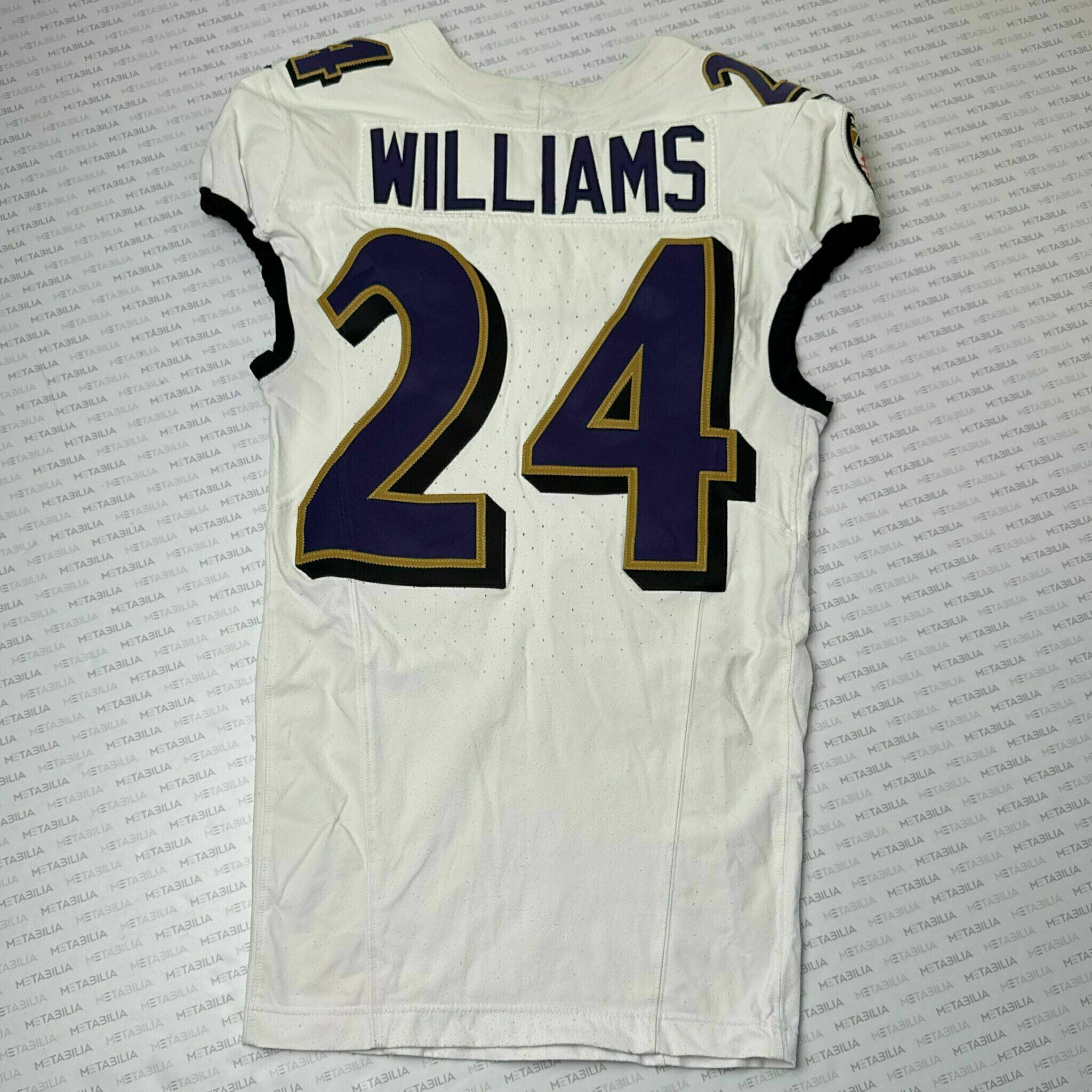 #24 Damarion Pepe WIlliams Team-Issued White Jersey