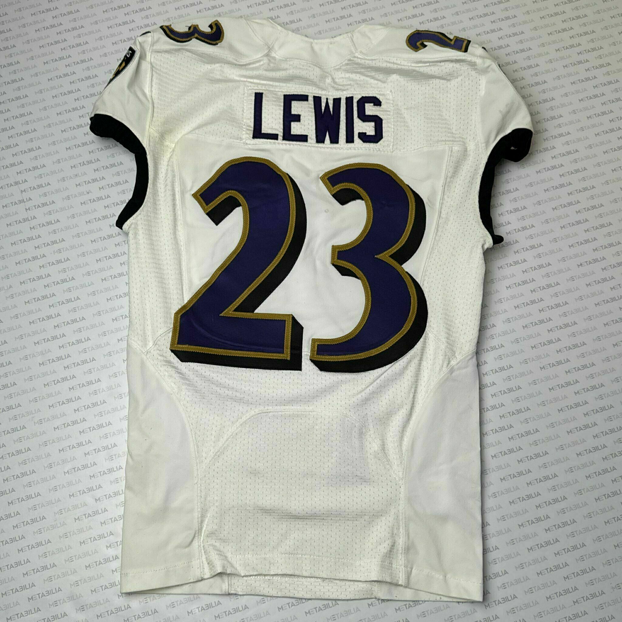 #23 Kendrick Lewis Team-Issued White Jersey