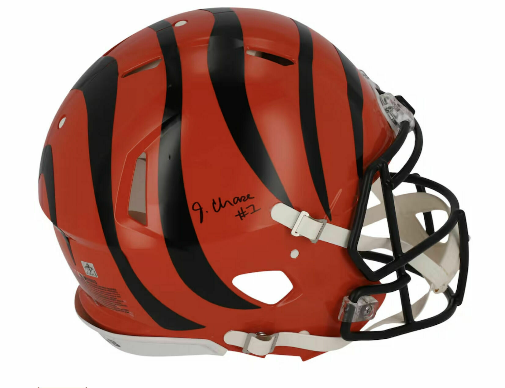 Ja'Marr Chase Signed FS Speed Auth