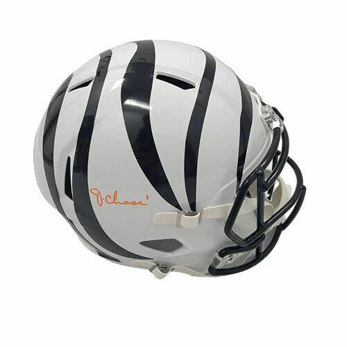 Ja'Marr Chase Signed FS Alt White Rep