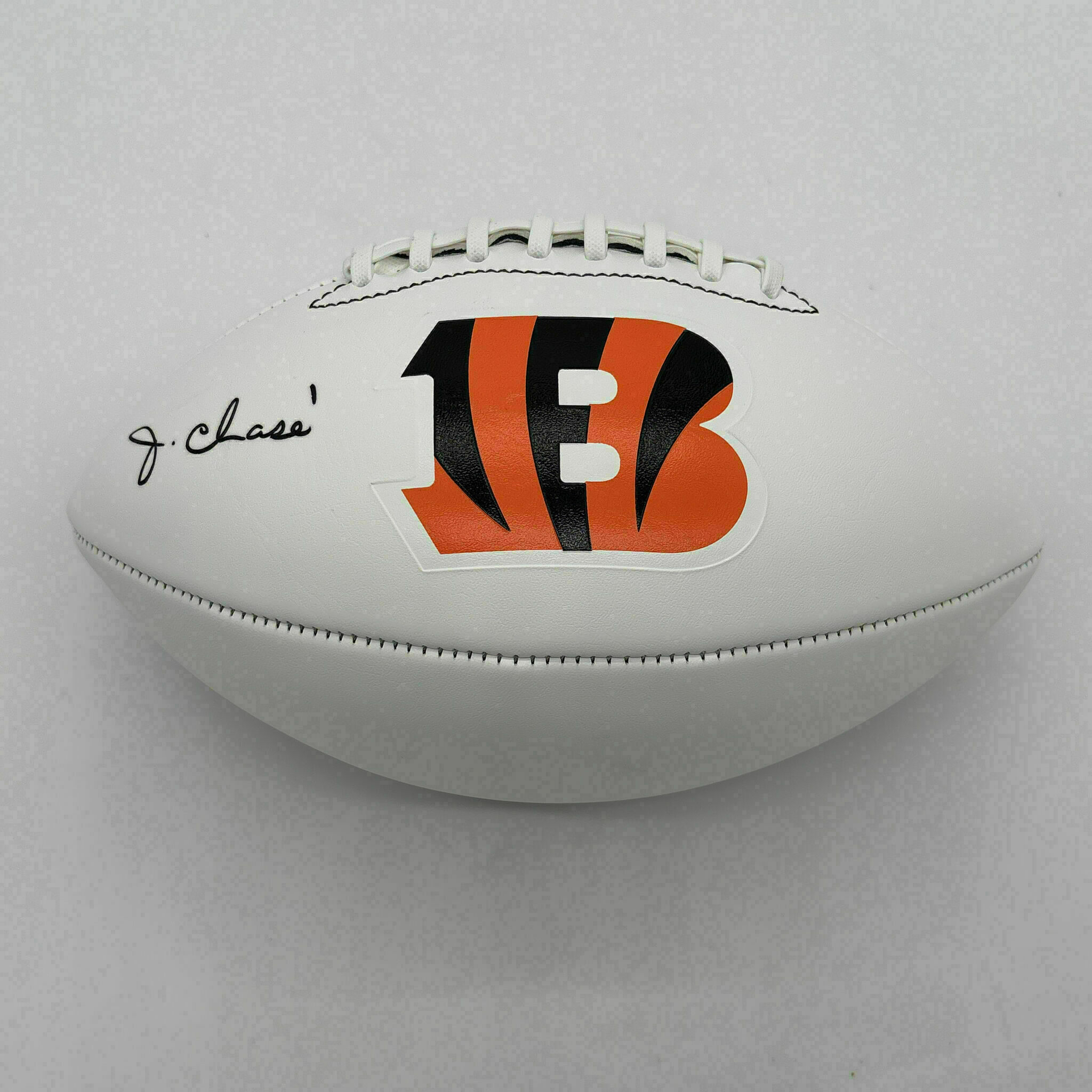 Ja'Marr Chase Signed Logo Ball
