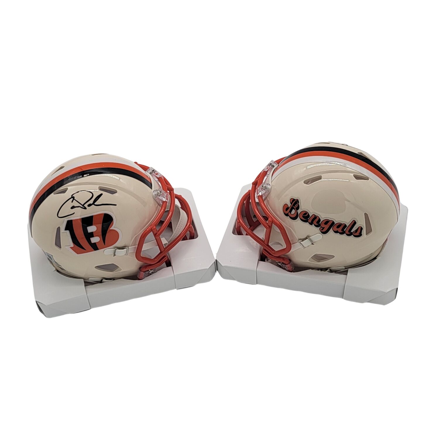 Carson Palmer Signed Throwback Mini Helmet