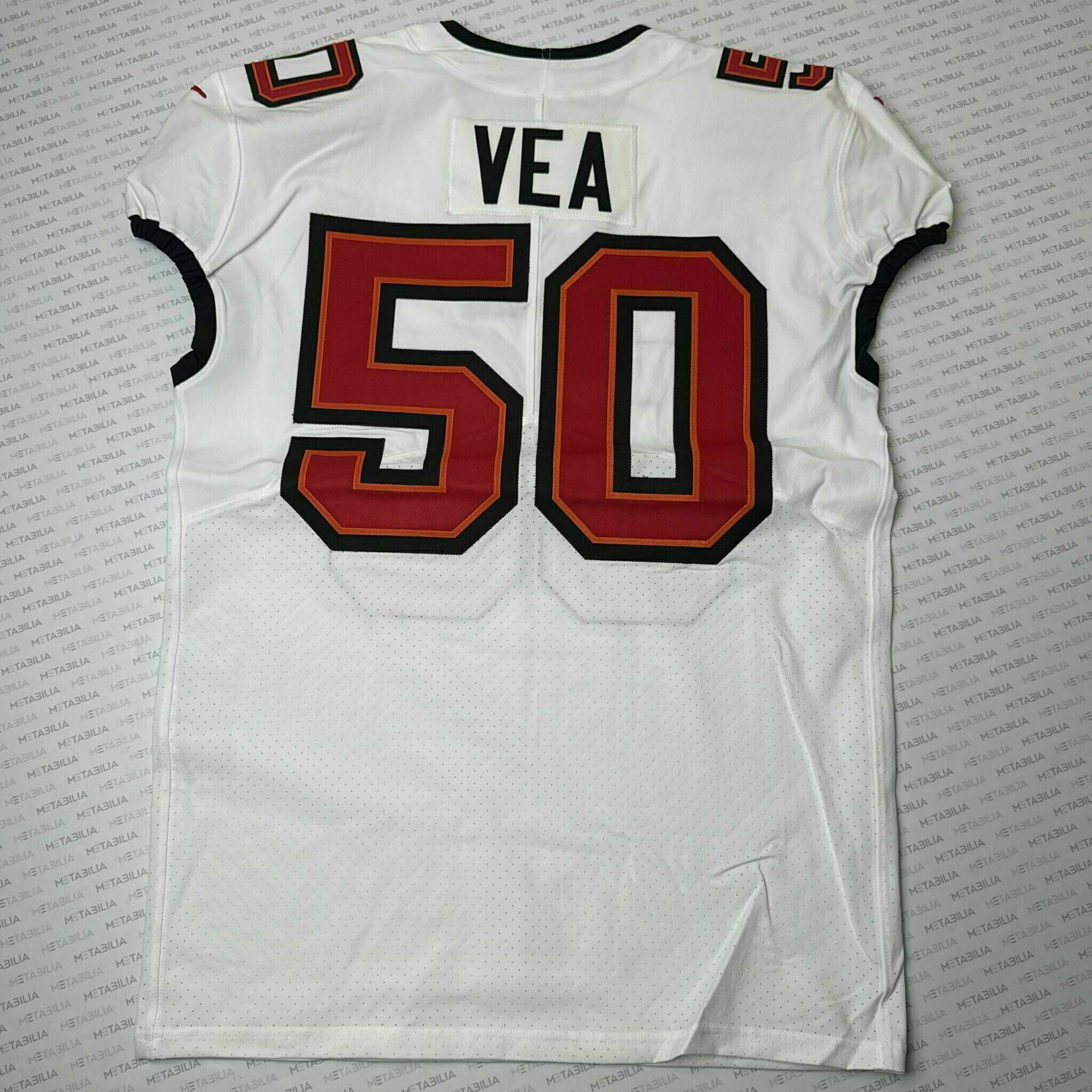#50 Vita Vea Game-Issued Jersey - white