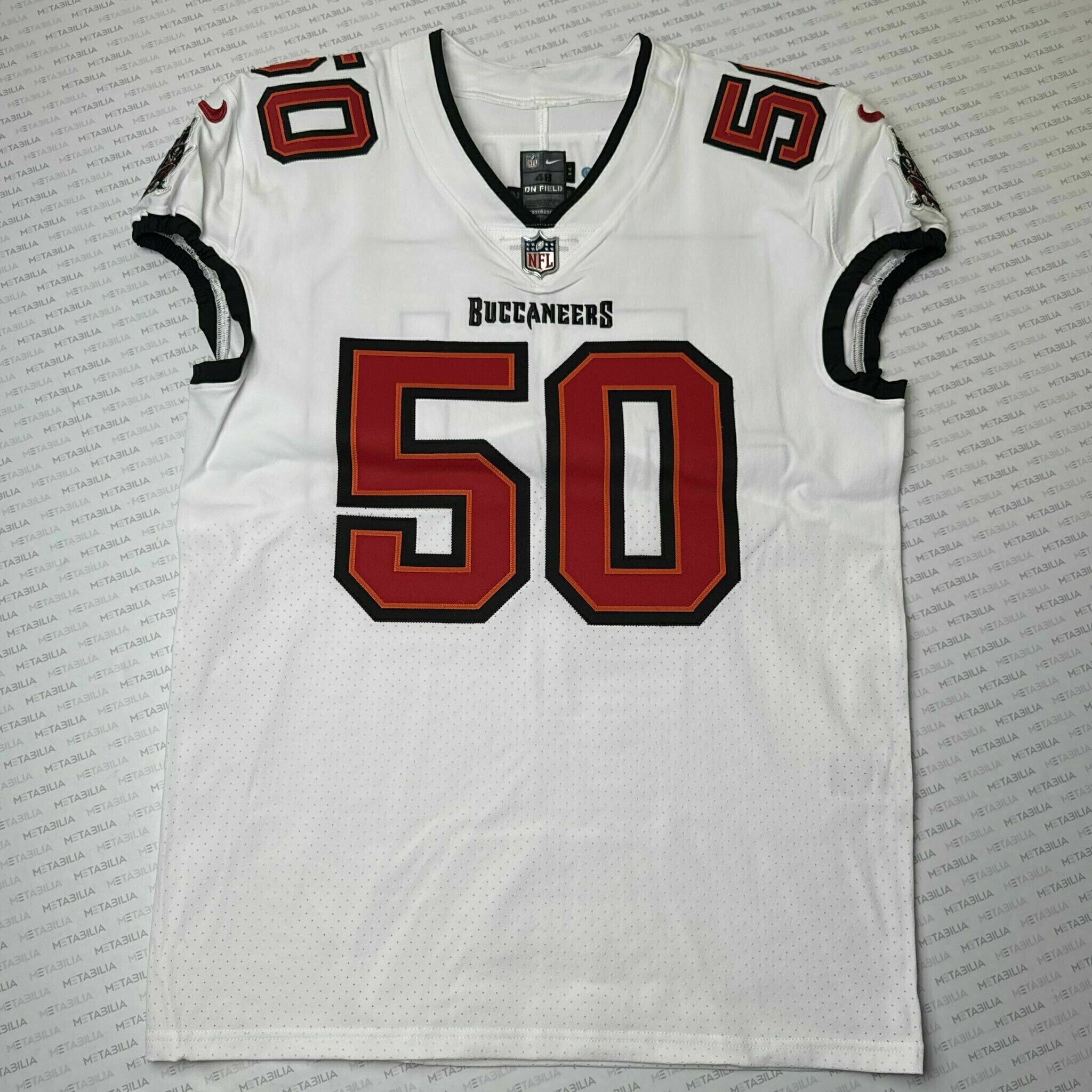 #50 Vita Vea Game-Issued Jersey - white