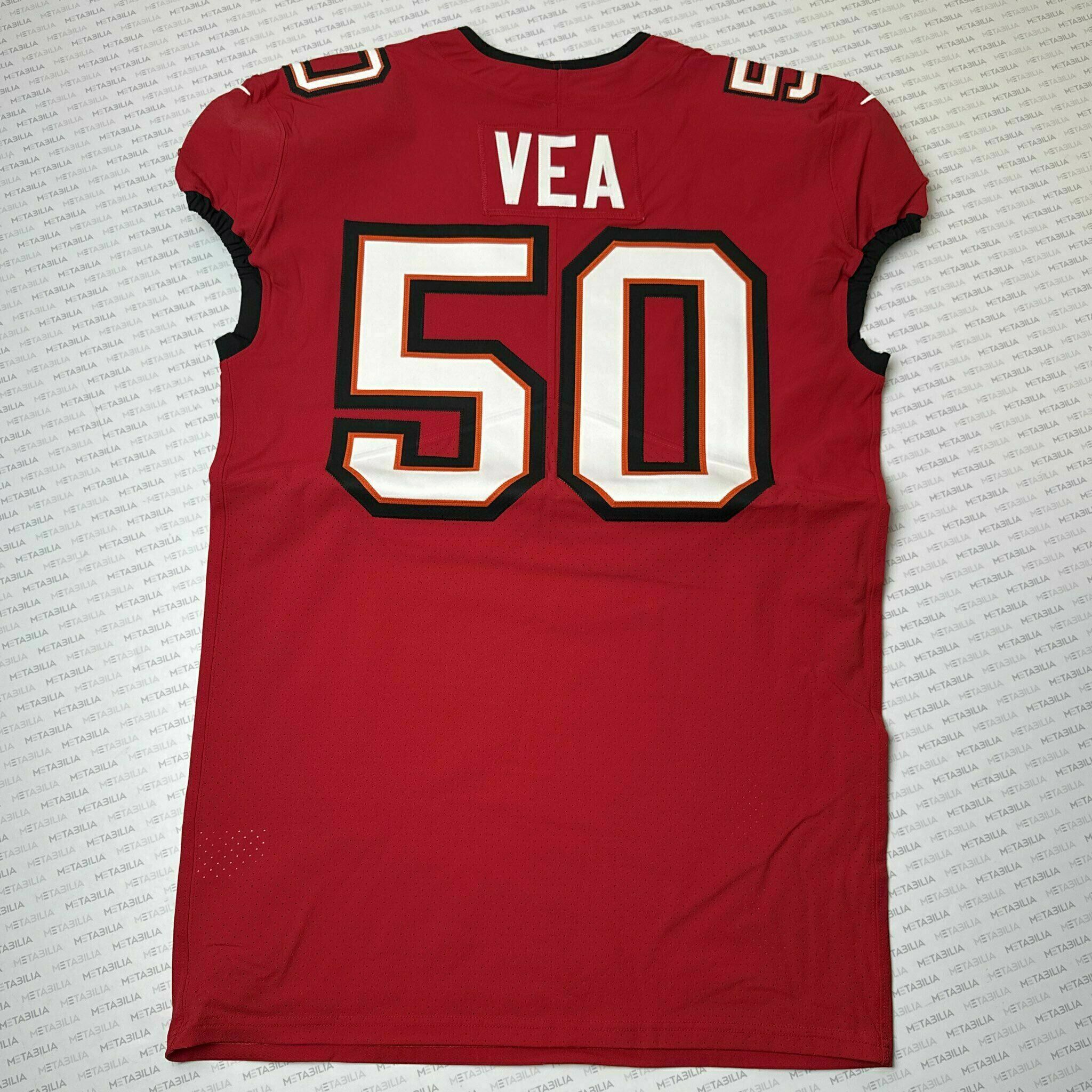 #50 Vita Vea Game-Issued Jersey - red