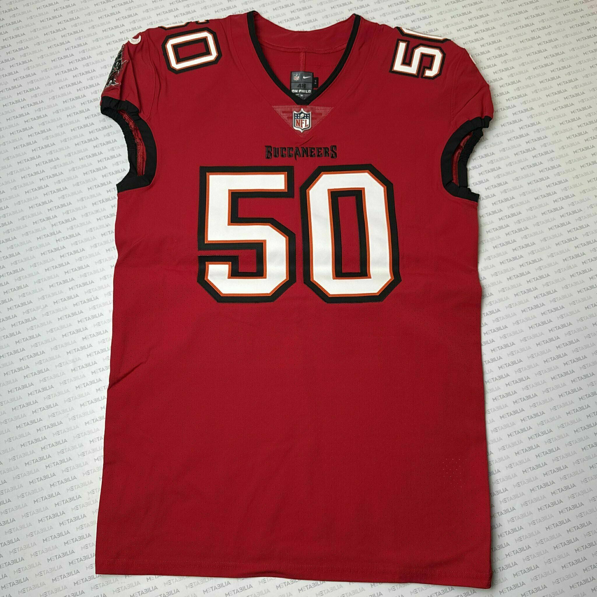 #50 Vita Vea Game-Issued Jersey - red