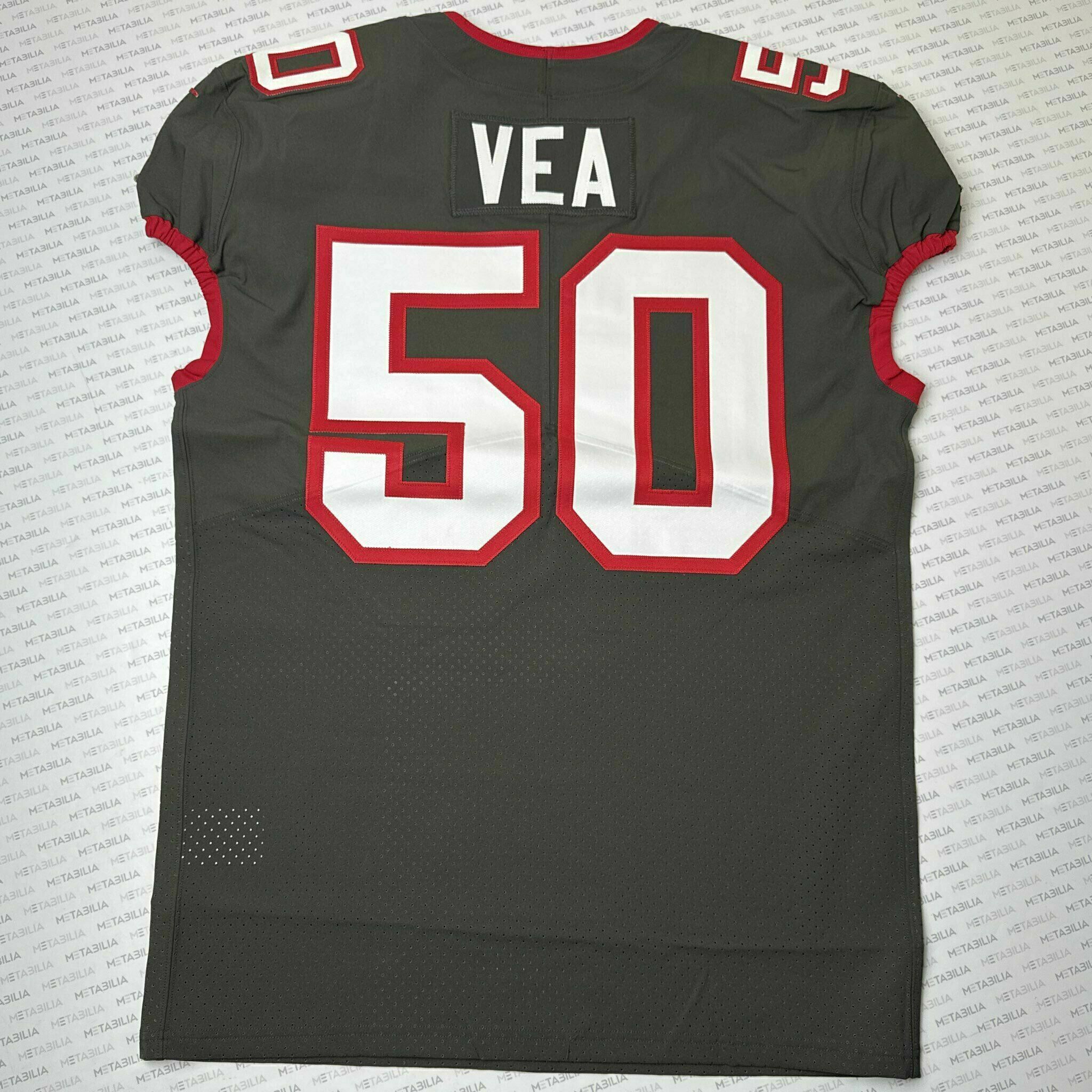 #50 Vita Vea Game-Issued Jersey - Pewter