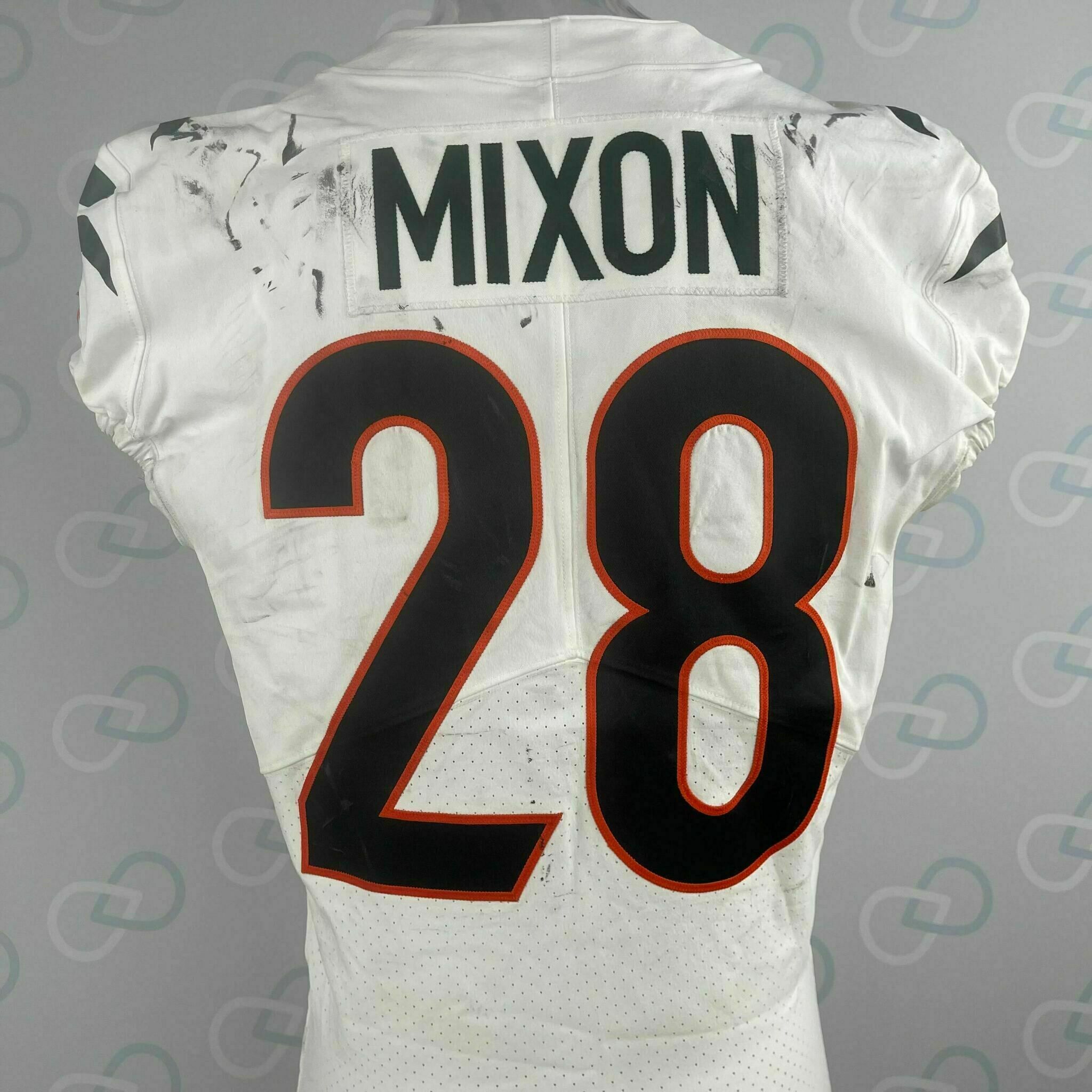 #28 MIXON Game-Worn Jersey vs Saints