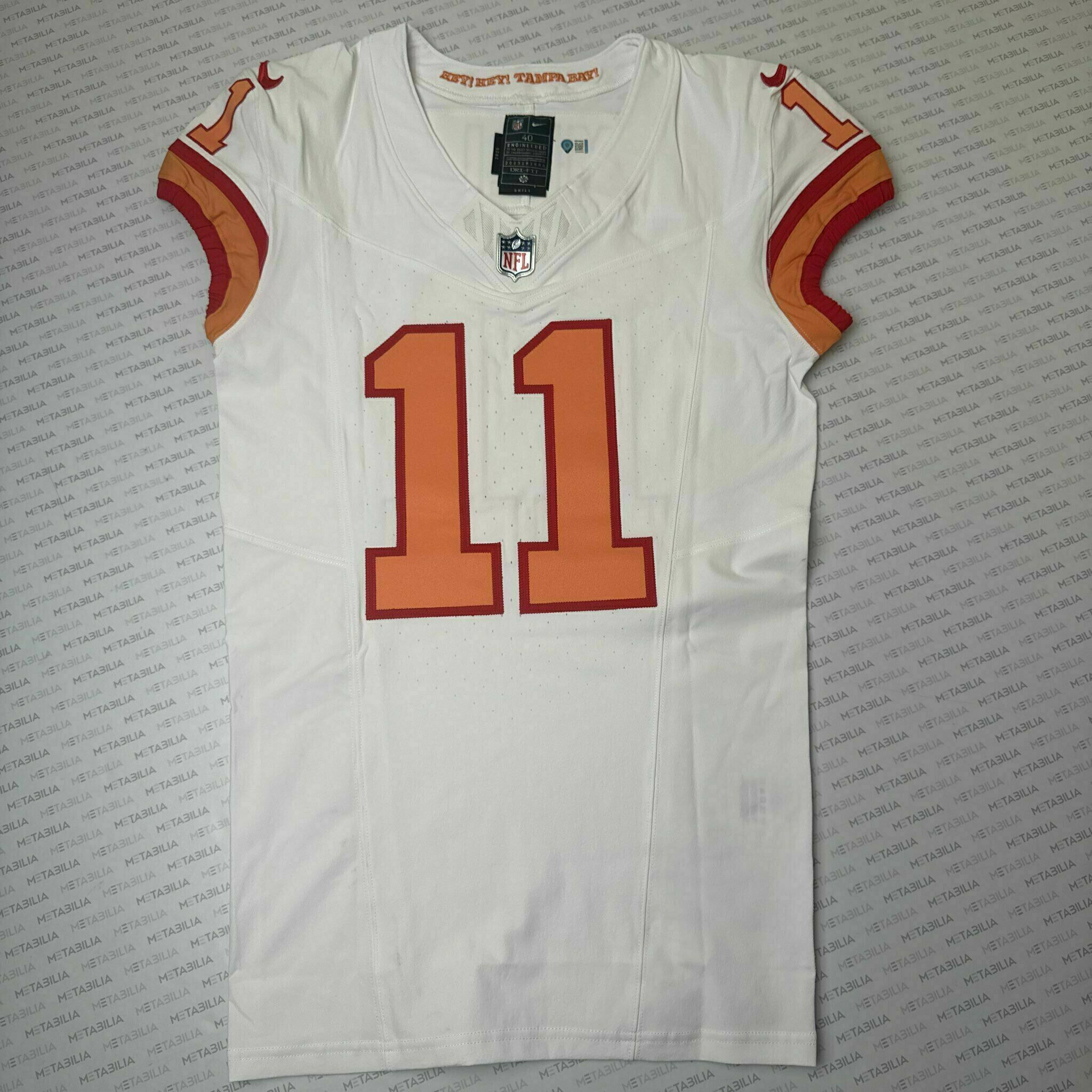 #11 Jalen McMillan Game-Issued Jersey - 1976 White