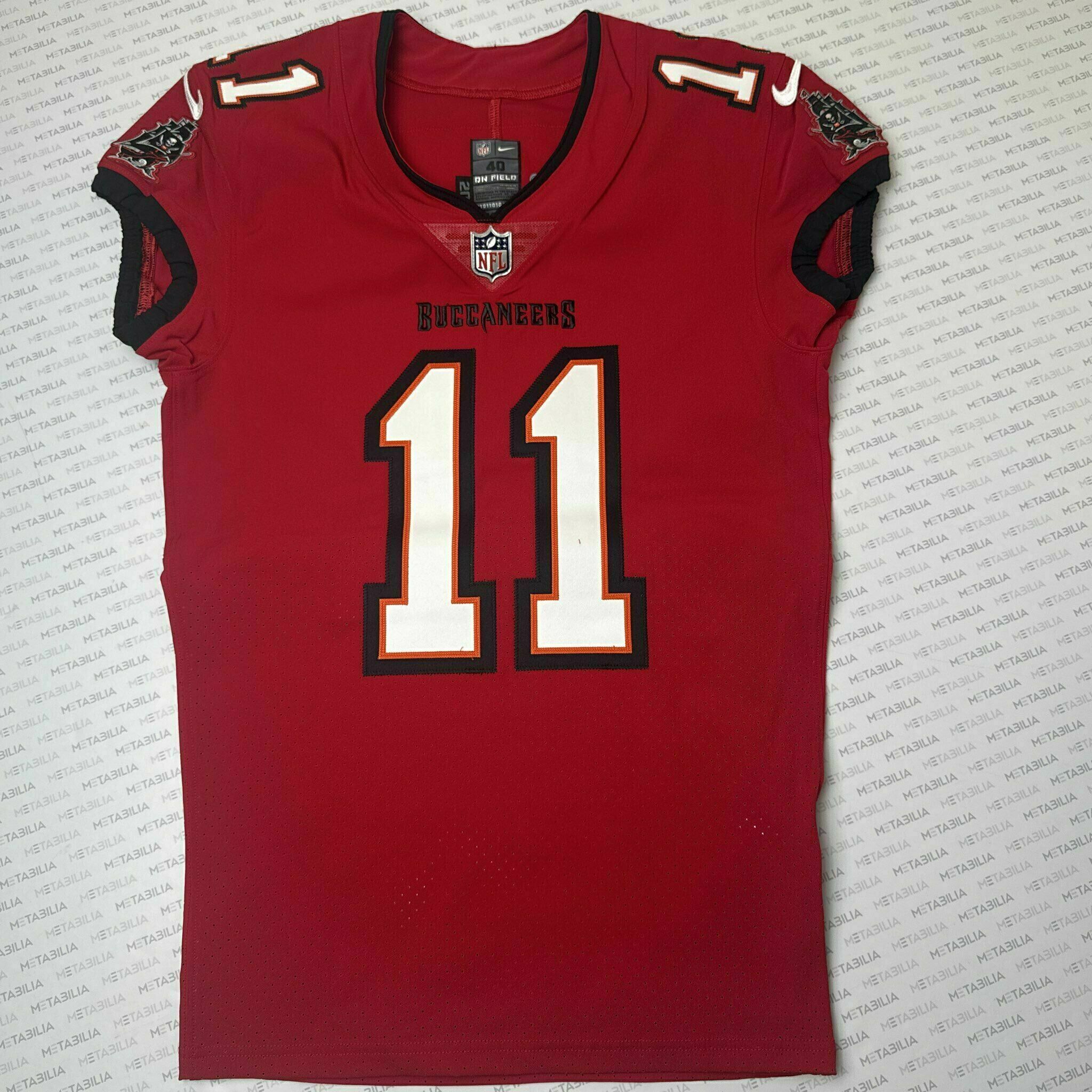 #11 Jalen McMillan Game-Issued Jersey - Red