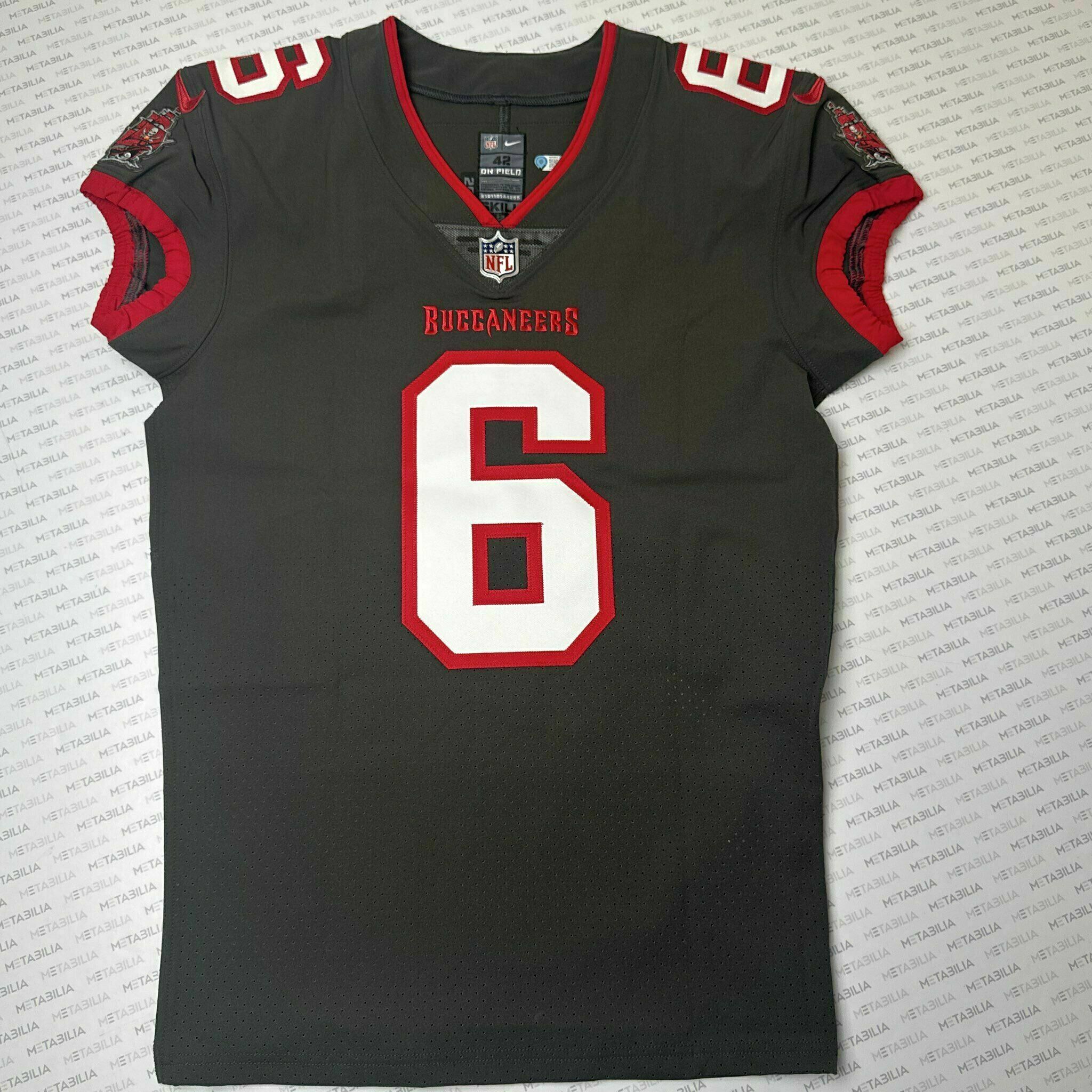 #6 Baker Mayfield Game-Issued Jersey - Pewter