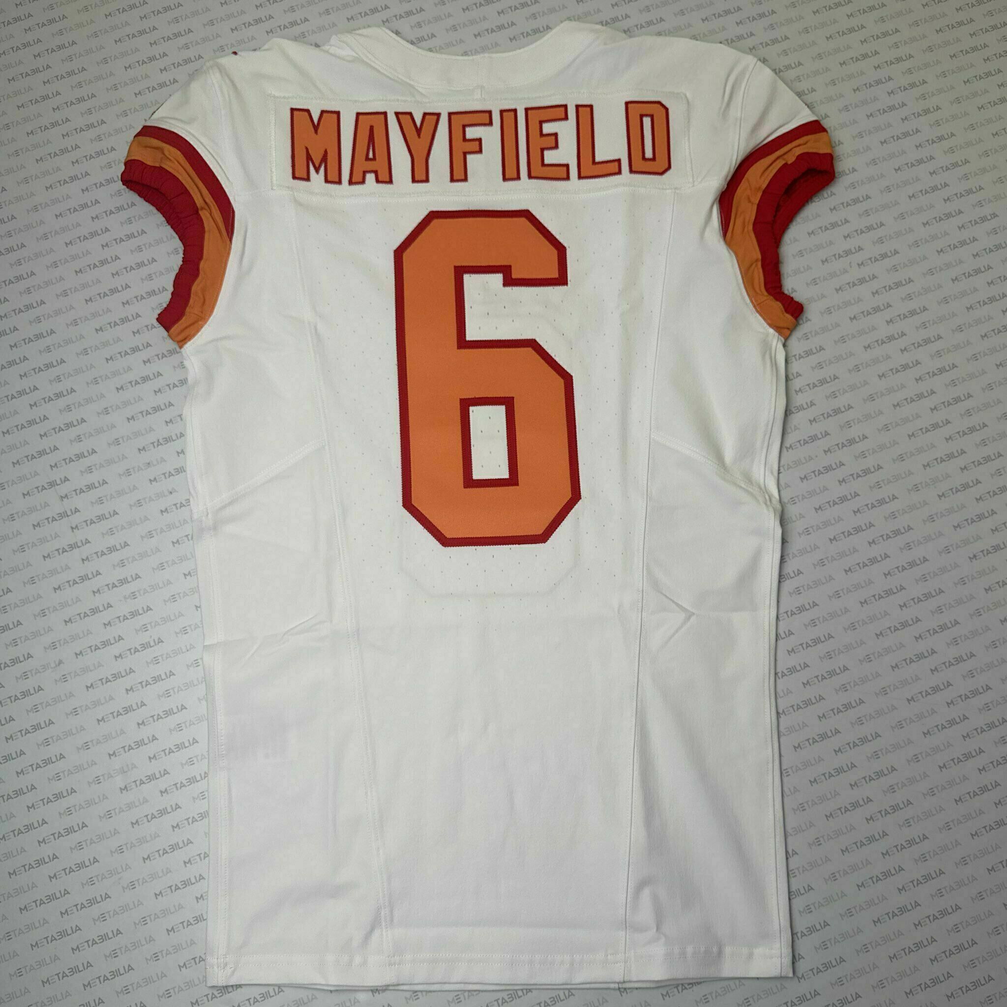 #6 Baker Mayfield Game-Issued Jersey - 1976 White