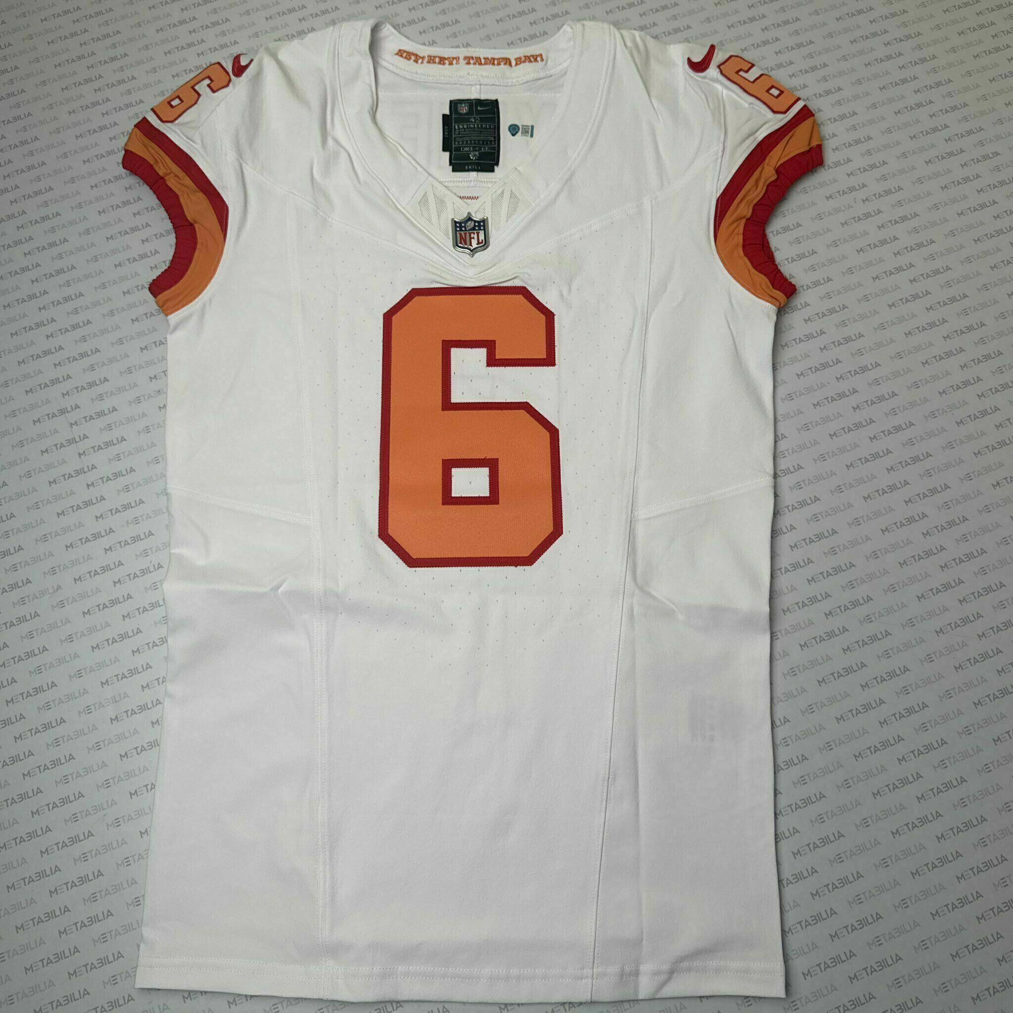 #6 Baker Mayfield Game-Issued Jersey - 1976 White