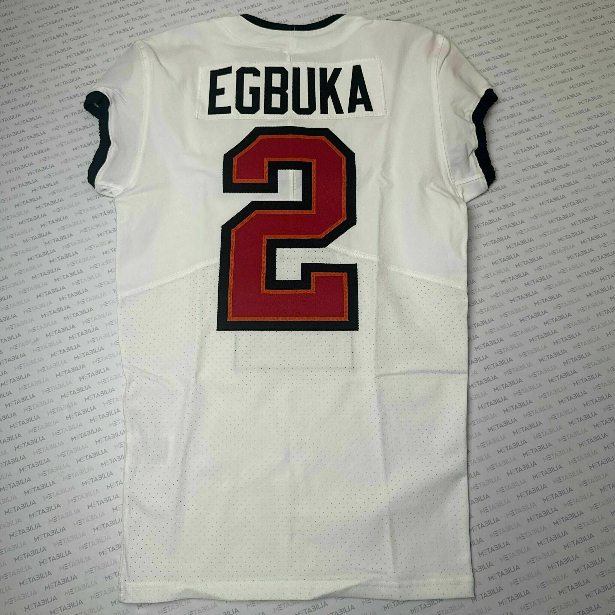 #2 Emeka Egbuka Game-Issued Jersey - White