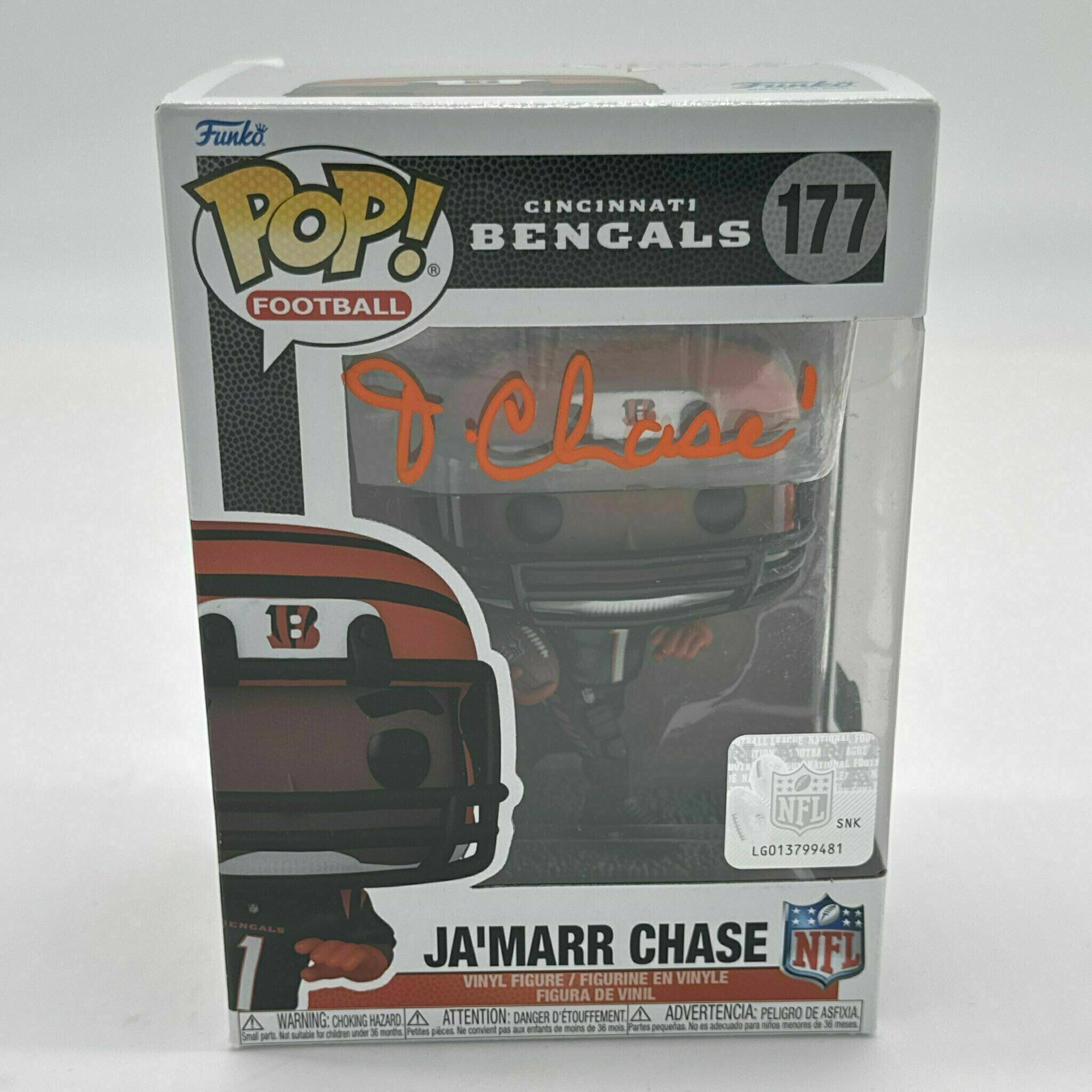 Ja'Marr Chase Signed Funko Pop