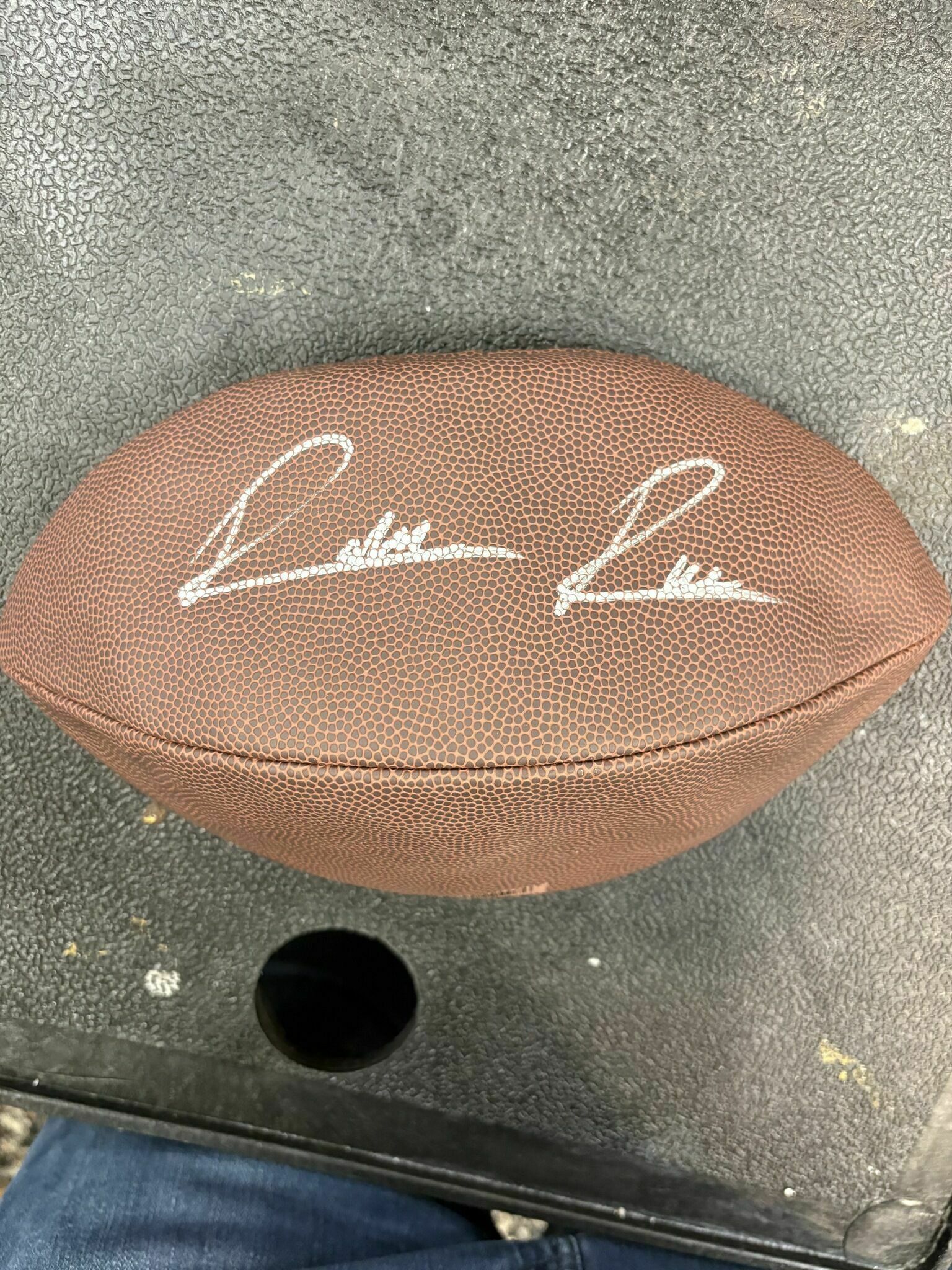 Rashee Rice Signed Wilson Football