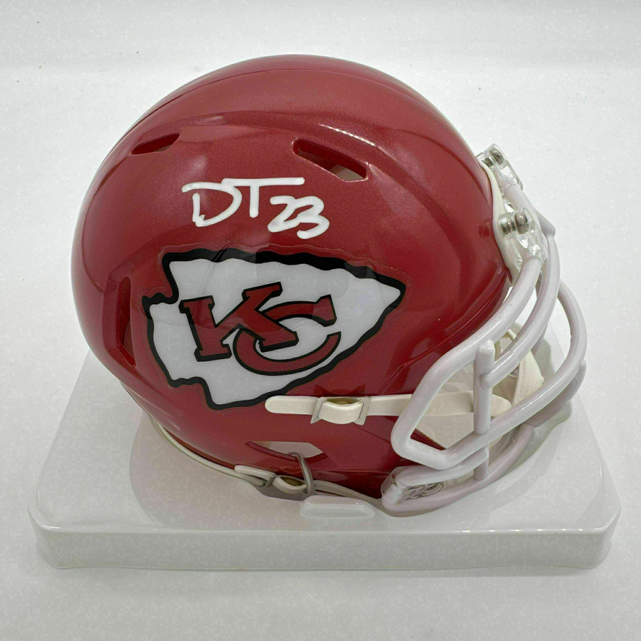Drue Tranquill Signed Speed Mini Helmet