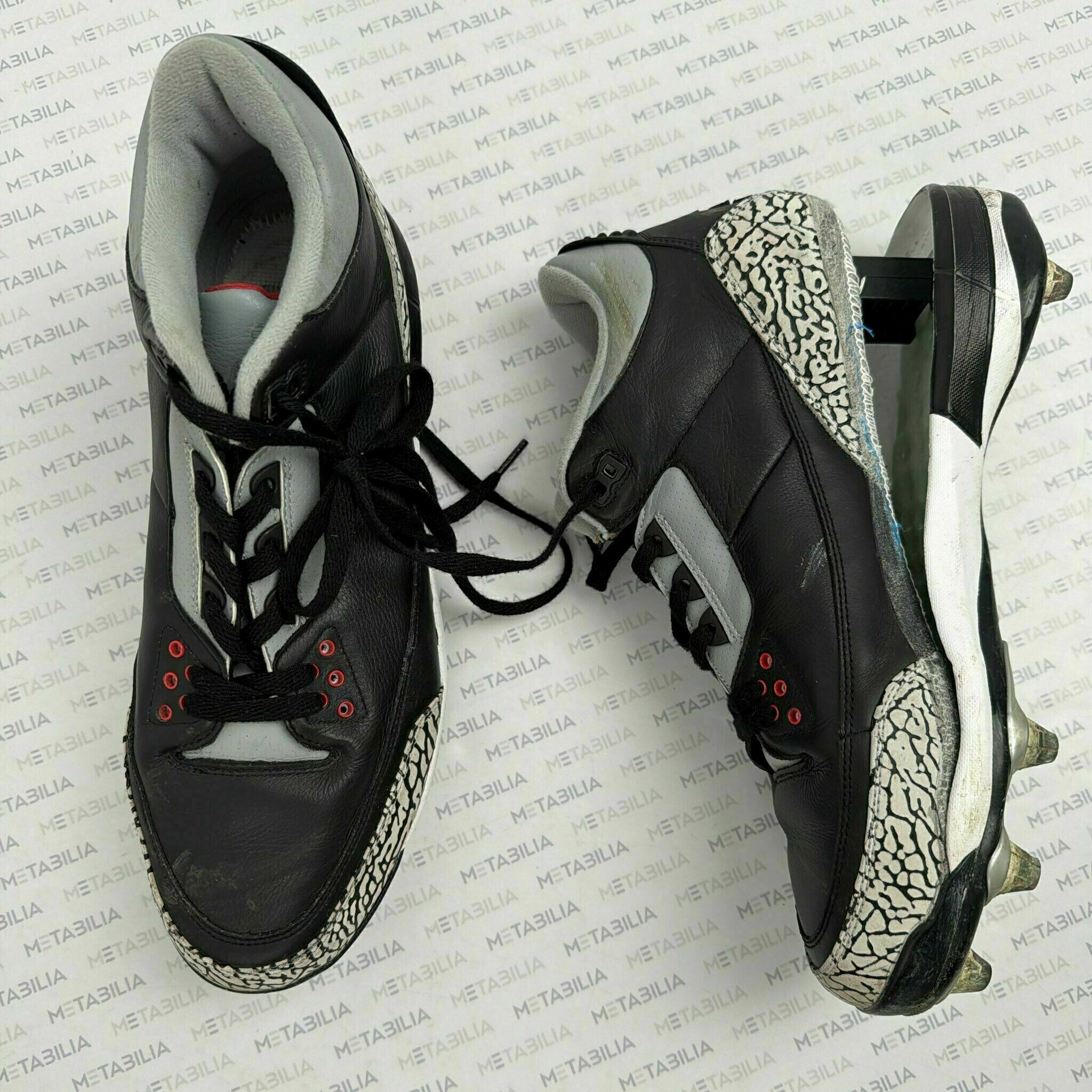 Ravens Player-Worn Air Jordan Cleats, US Size 12.5