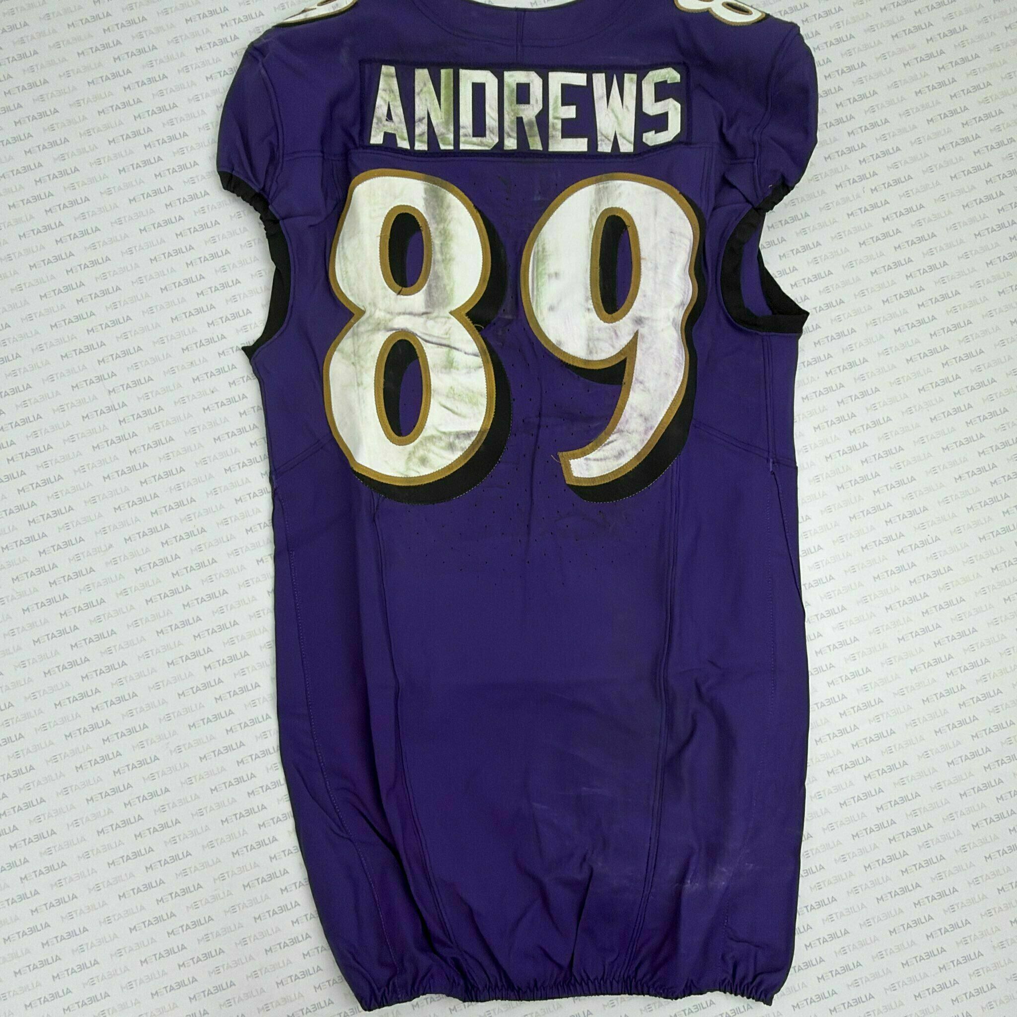 #89 Mark Andrews Game-Worn Jersey vs Steelers