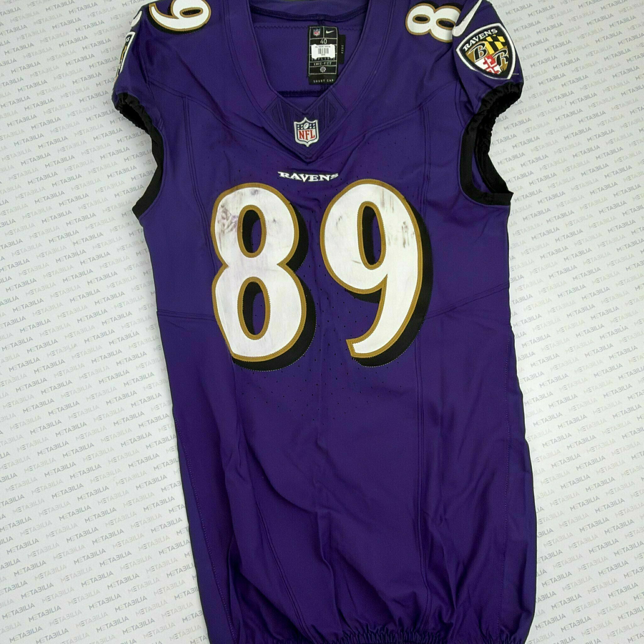 #89 Mark Andrews Game-Worn Jersey vs Steelers