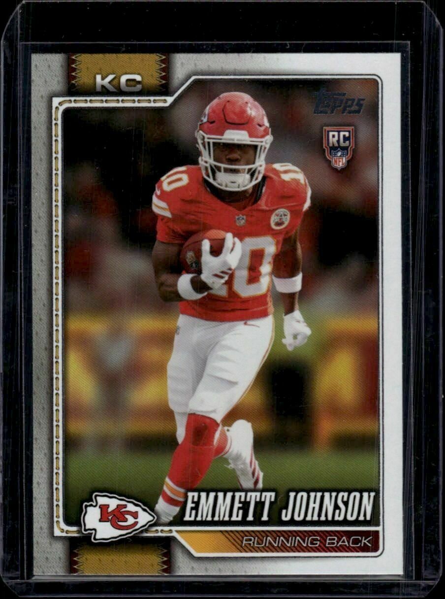 2026 Topps Flagship Emmett Johnson Rookie Trading Card