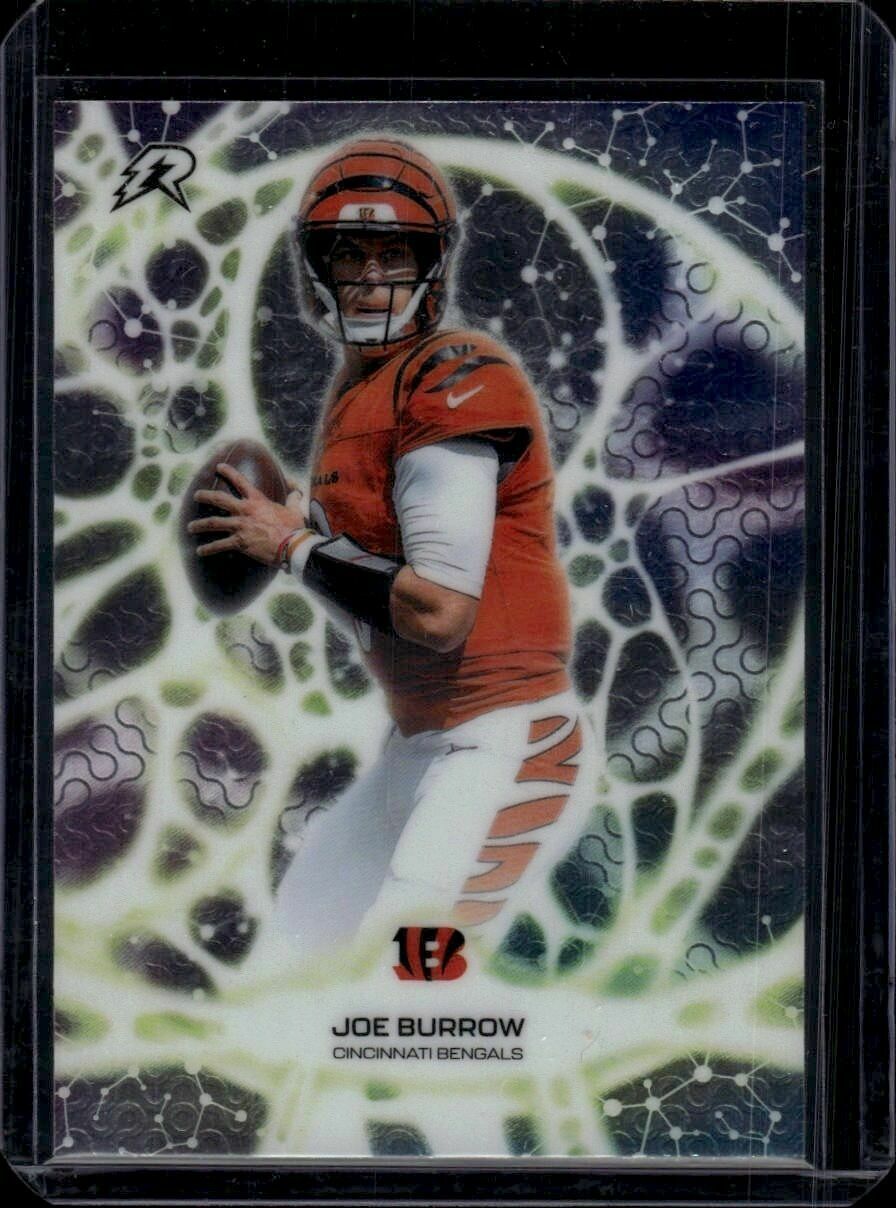 2024 Panini Mosaic Joe Burrow Notoriety Silver Mosaic Prizm Trading Card