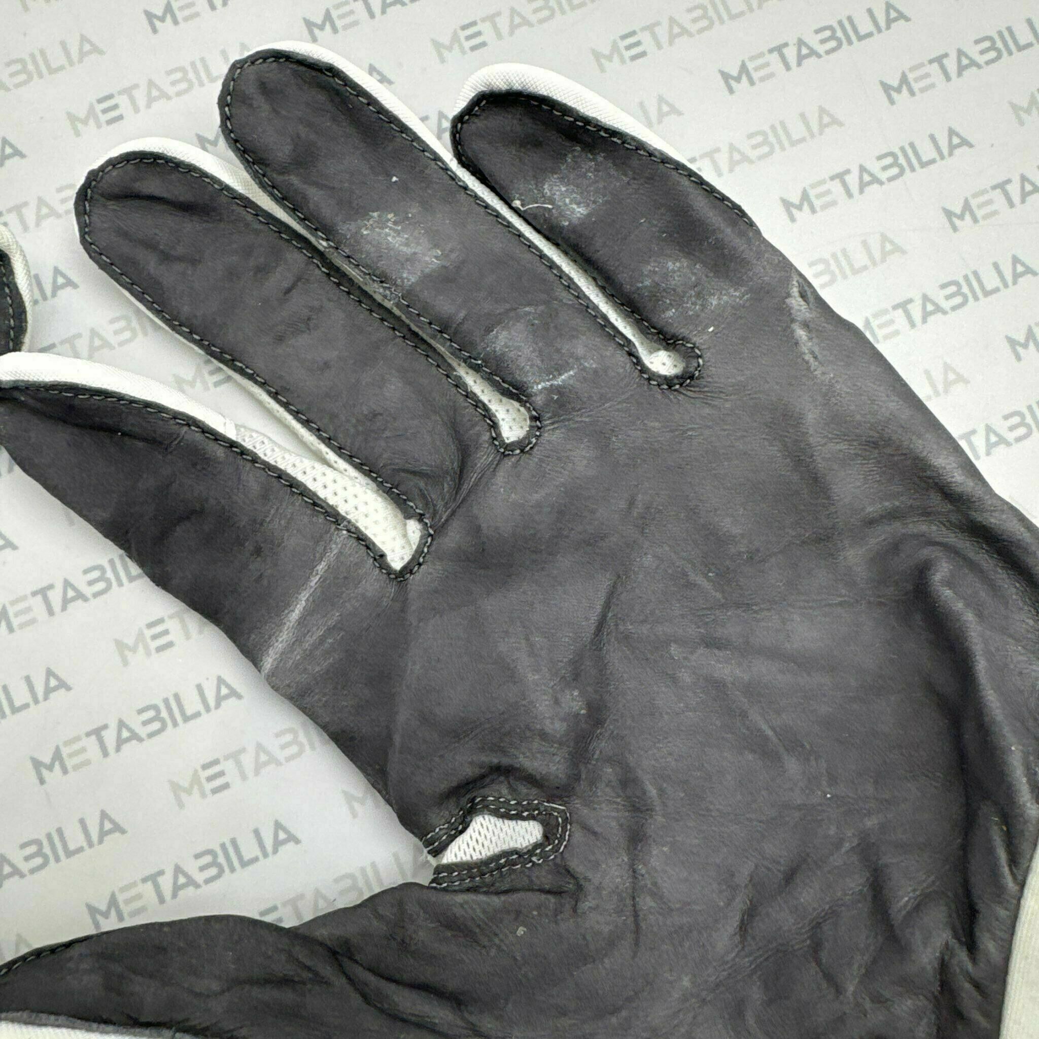 #72 Luke Haggard Game Worn Gloves 9/13 vs Bengals