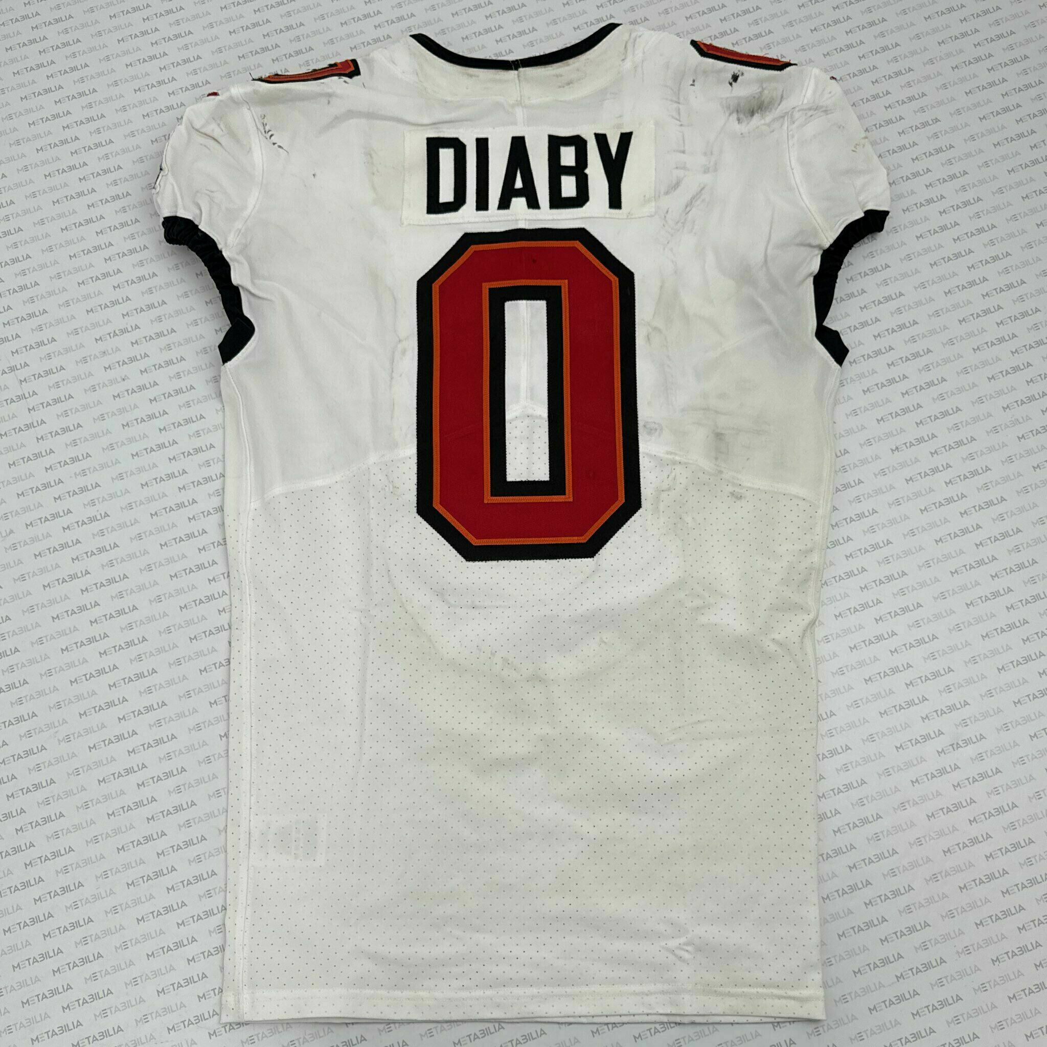 #0 Yaya Diaby Game Worn Jersey 9/13 vs Bengals