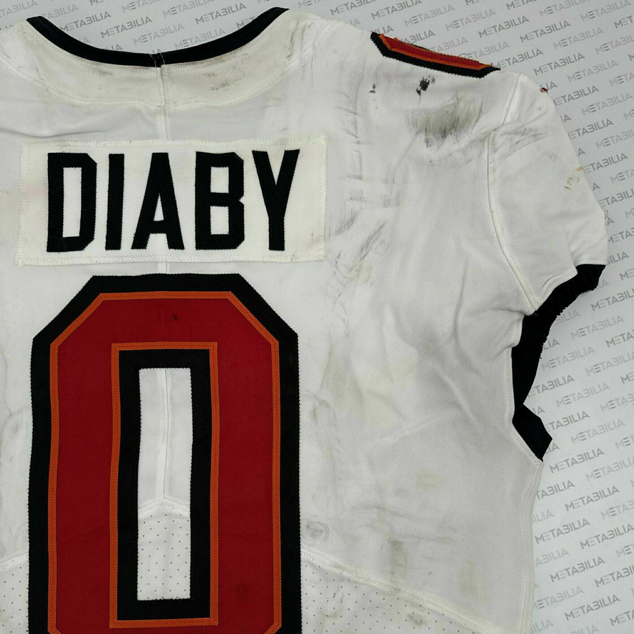 #0 Yaya Diaby Game Worn Jersey 9/13 vs Bengals