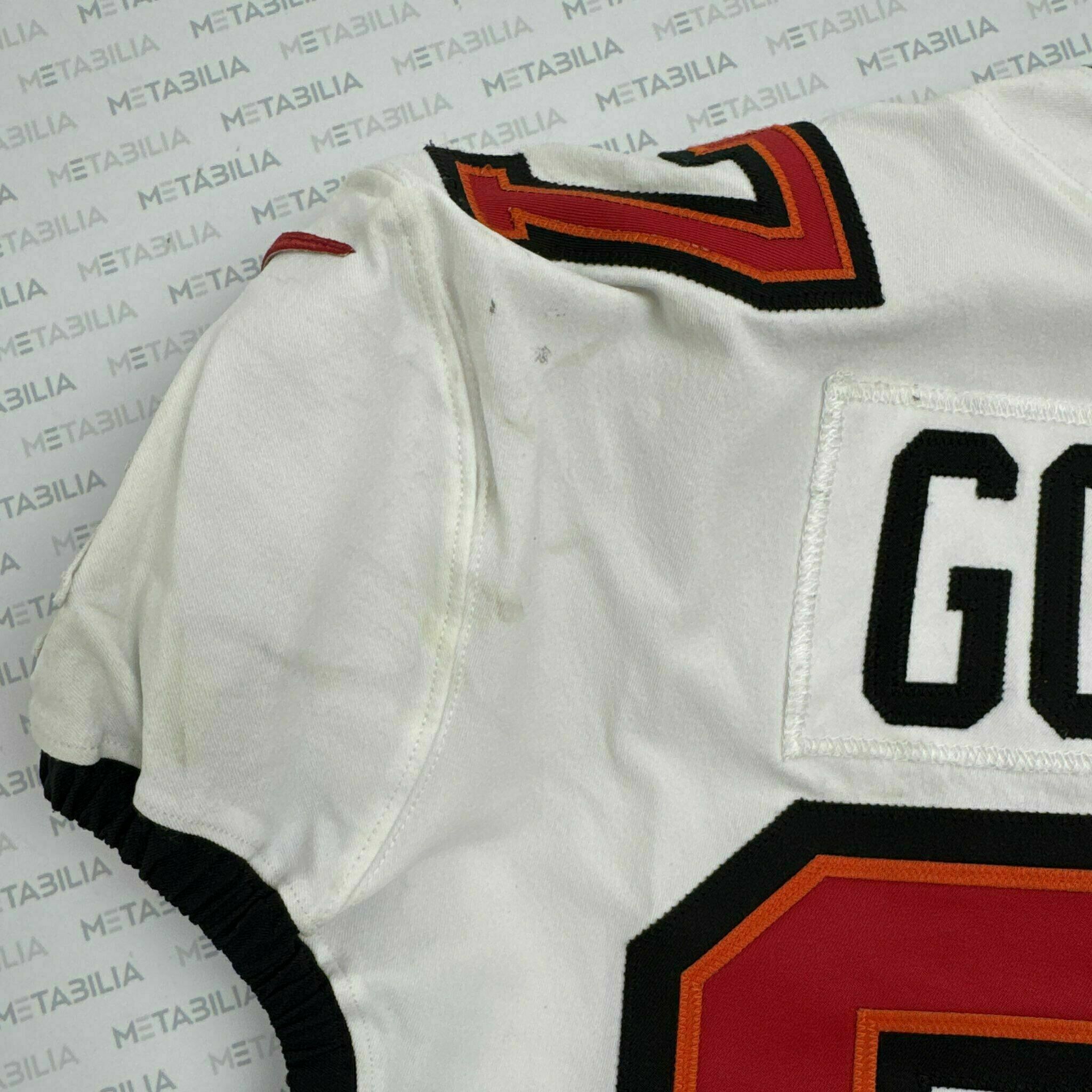 #67 Luke Goedeke Game Worn Jersey 9/13 vs Bengals